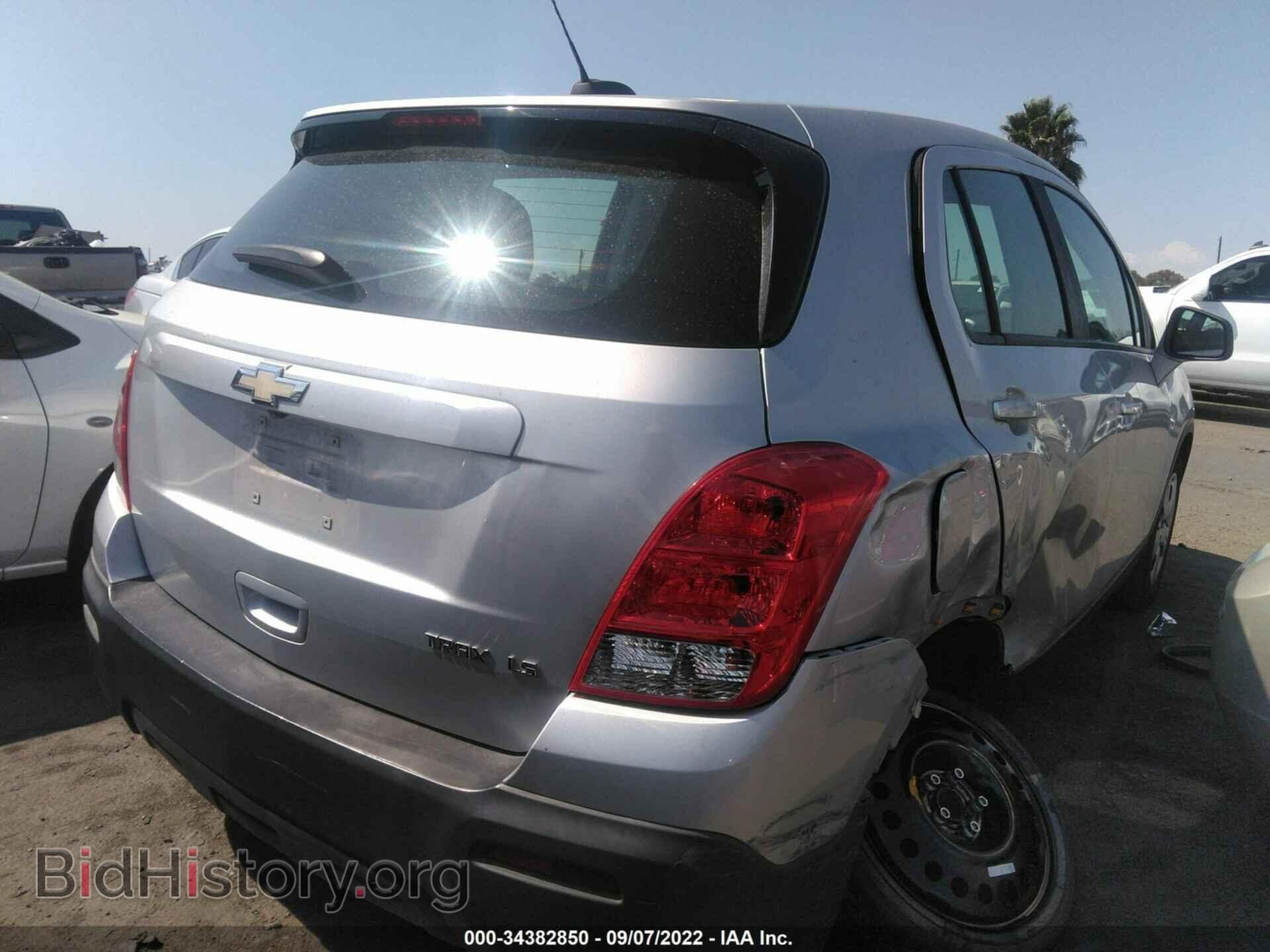 2016 CHEVROLET TRAX - VIN: KL7CJKSB0GB674553 - Фото 4