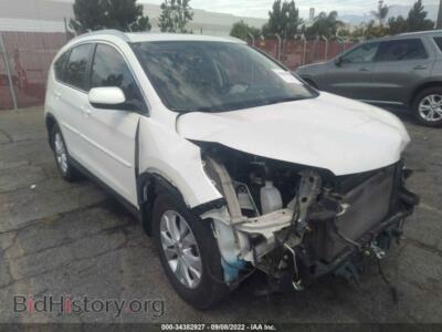 2012 Honda CR-V EX-L, белый — VIN 5J6RM3H77CL025991, IAAI
