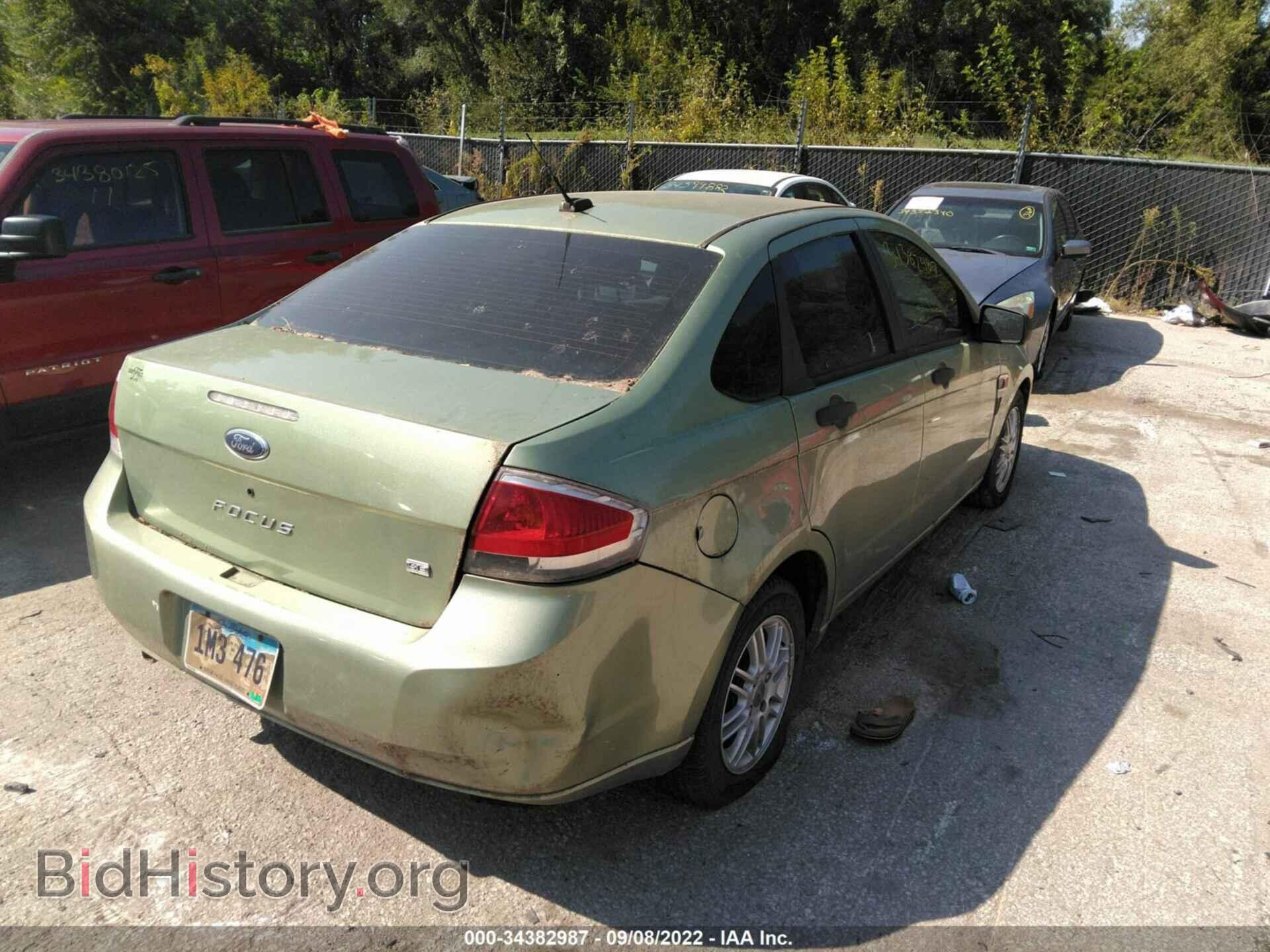 2008 FORD FOCUS - VIN: 1fahp35n38w265207 - Фото 4