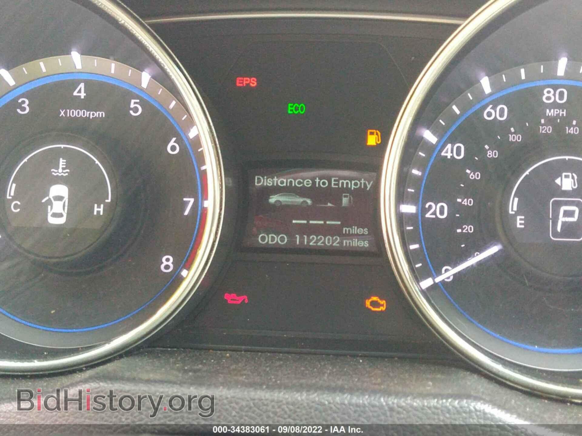 2012 HYUNDAI SONATA - VIN: 5NPEC4AC3CH422770 - Фото 7