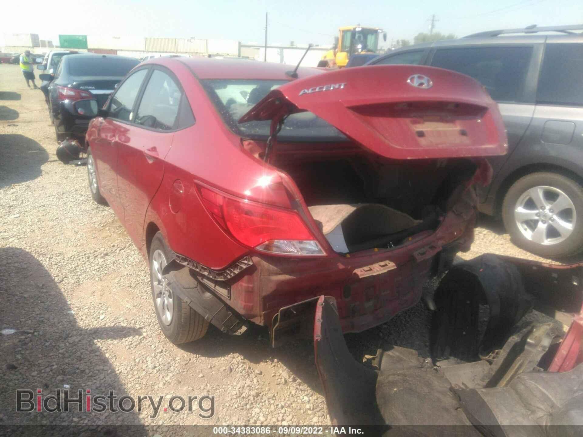 2017 HYUNDAI ACCENT - VIN: KMHCT4AEXHU379210 - Фото 3