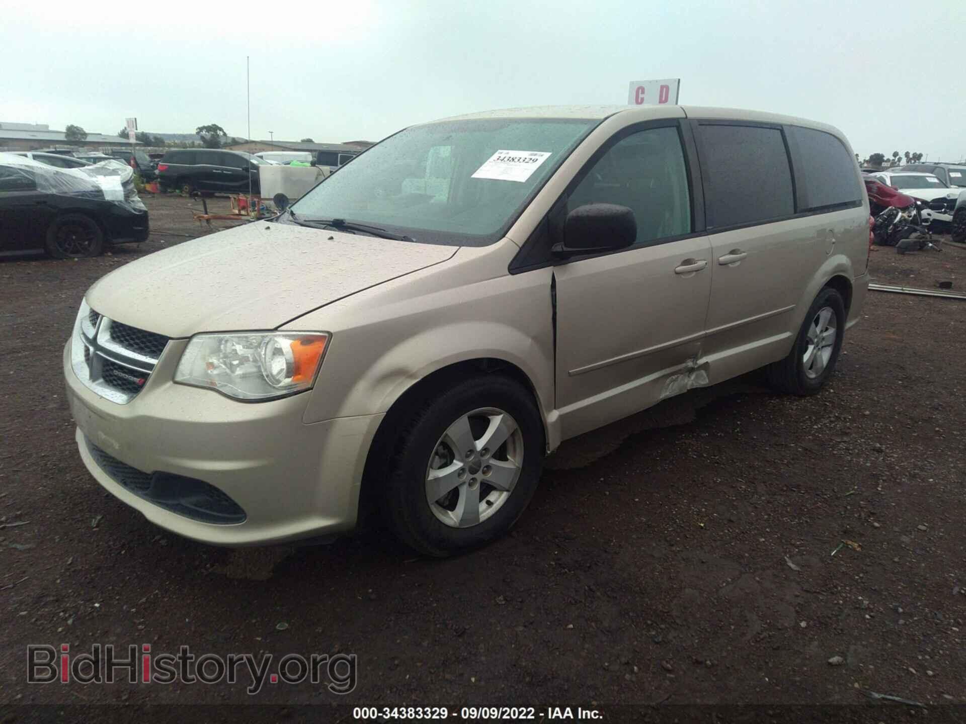 2013 DODGE GRAND CARAVAN - VIN: 2C4RDGBG8DR772210 - Фото 2