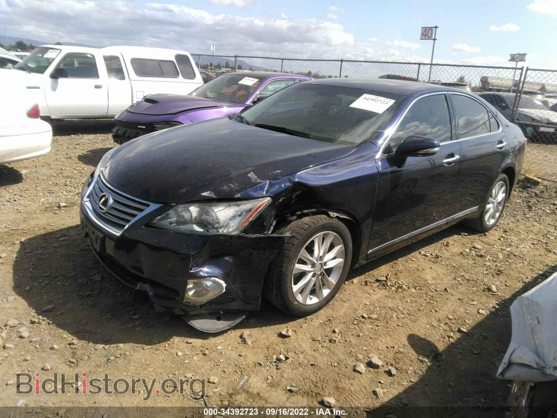2011 LEXUS ES 350 - VIN: JTHBK1EG1B2469277 - Фото 2
