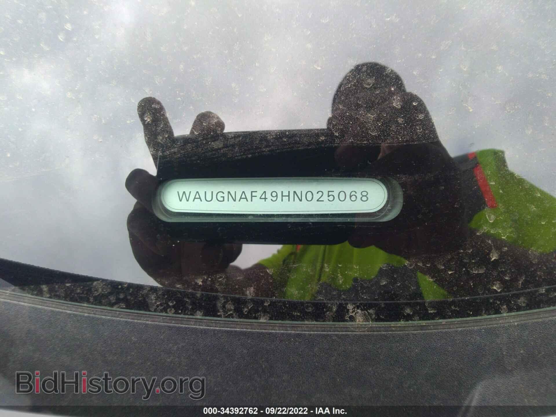 2017 AUDI A4 - VIN: WAUGNAF49HN025068 - Photo 9
