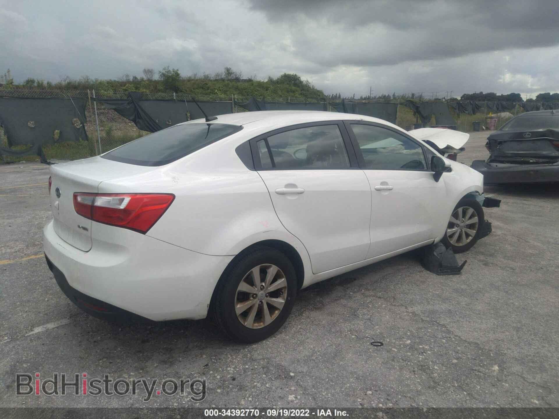 2013 KIA RIO - VIN: KNADN4A39D6130653 - Фото 4