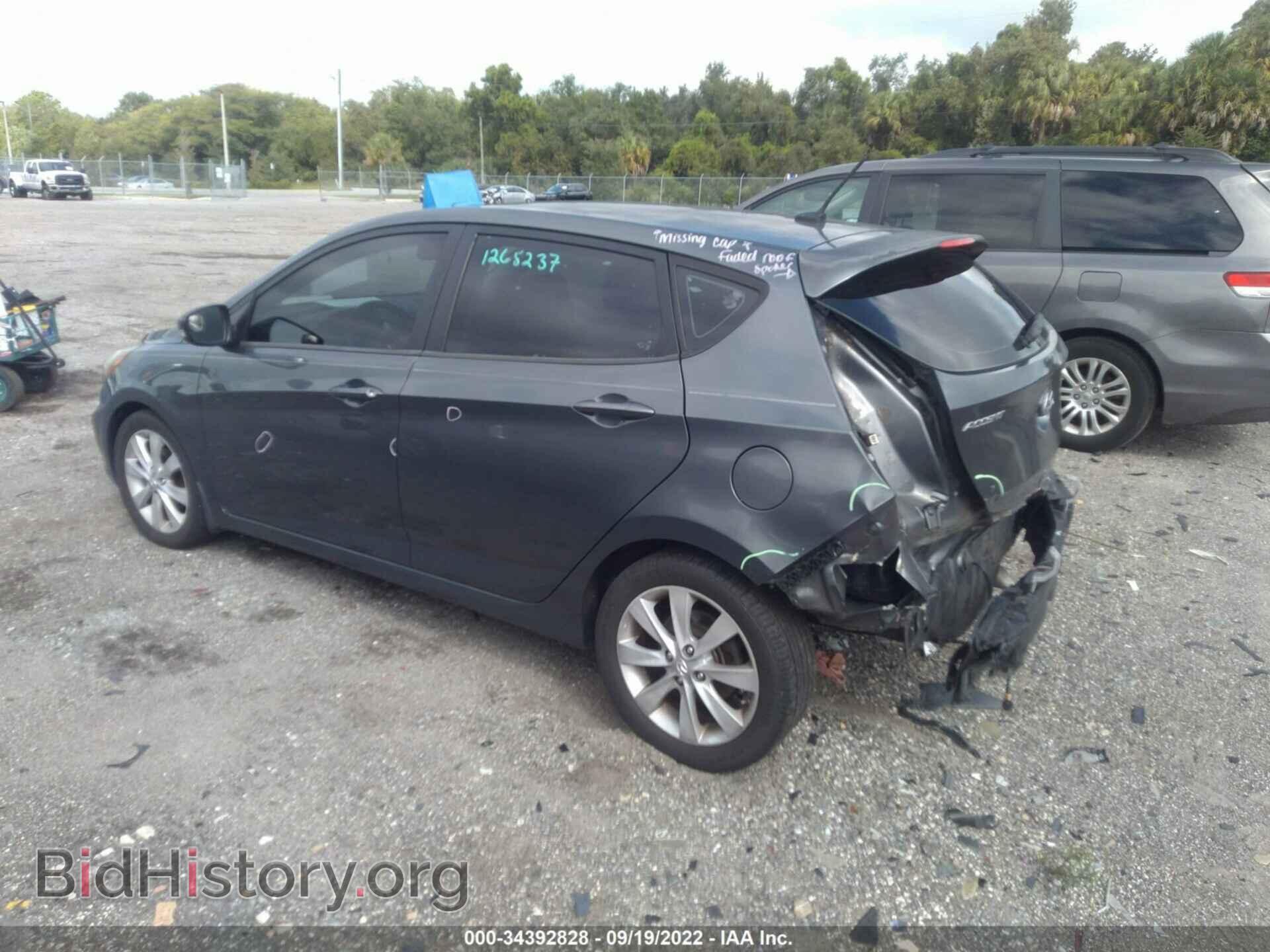 2013 HYUNDAI ACCENT - VIN: KMHCU5AE2DU075169 - Фото 3