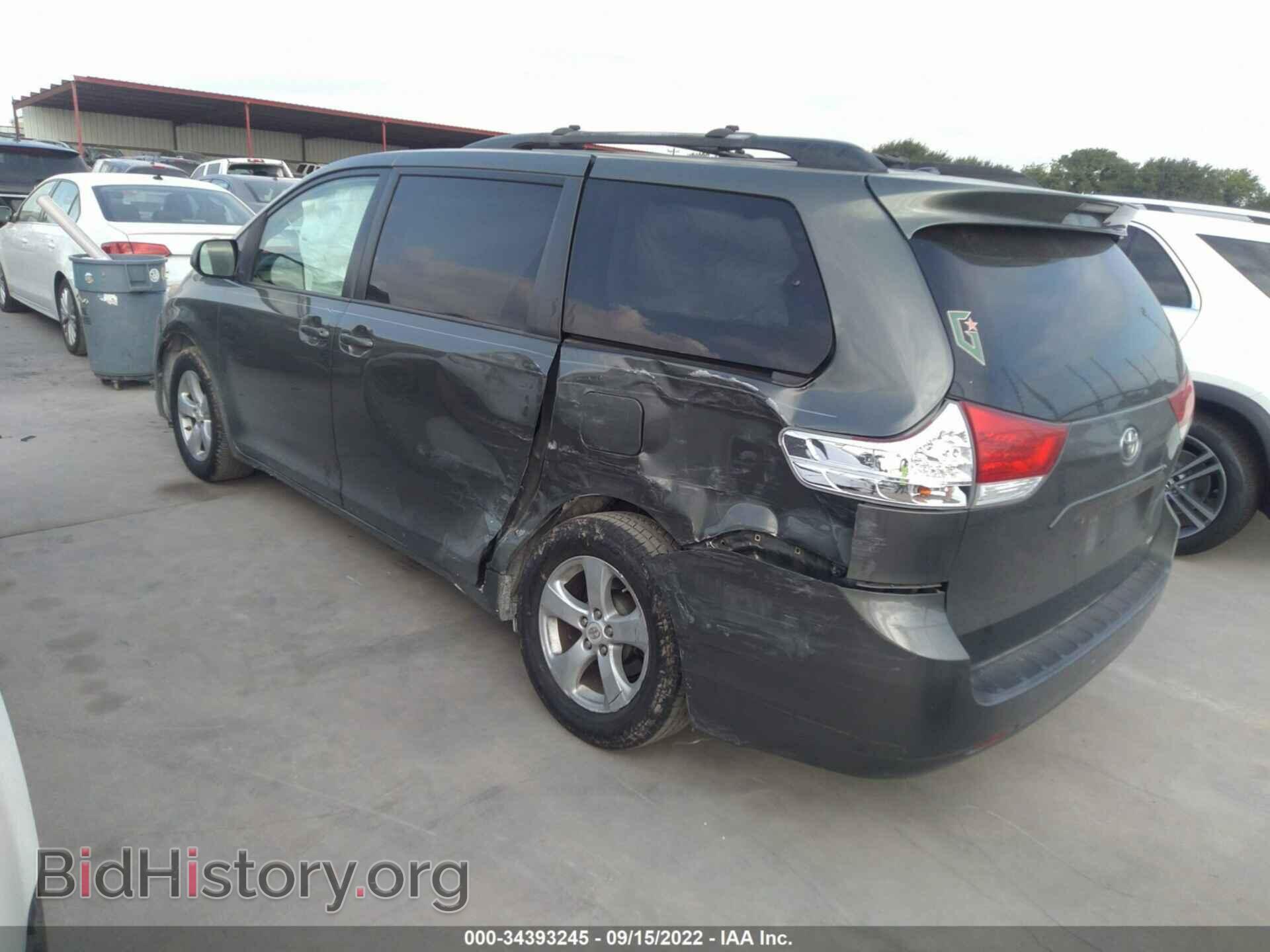 2012 TOYOTA SIENNA - VIN: 5TDKK3DC8CS270720 - Фото 3