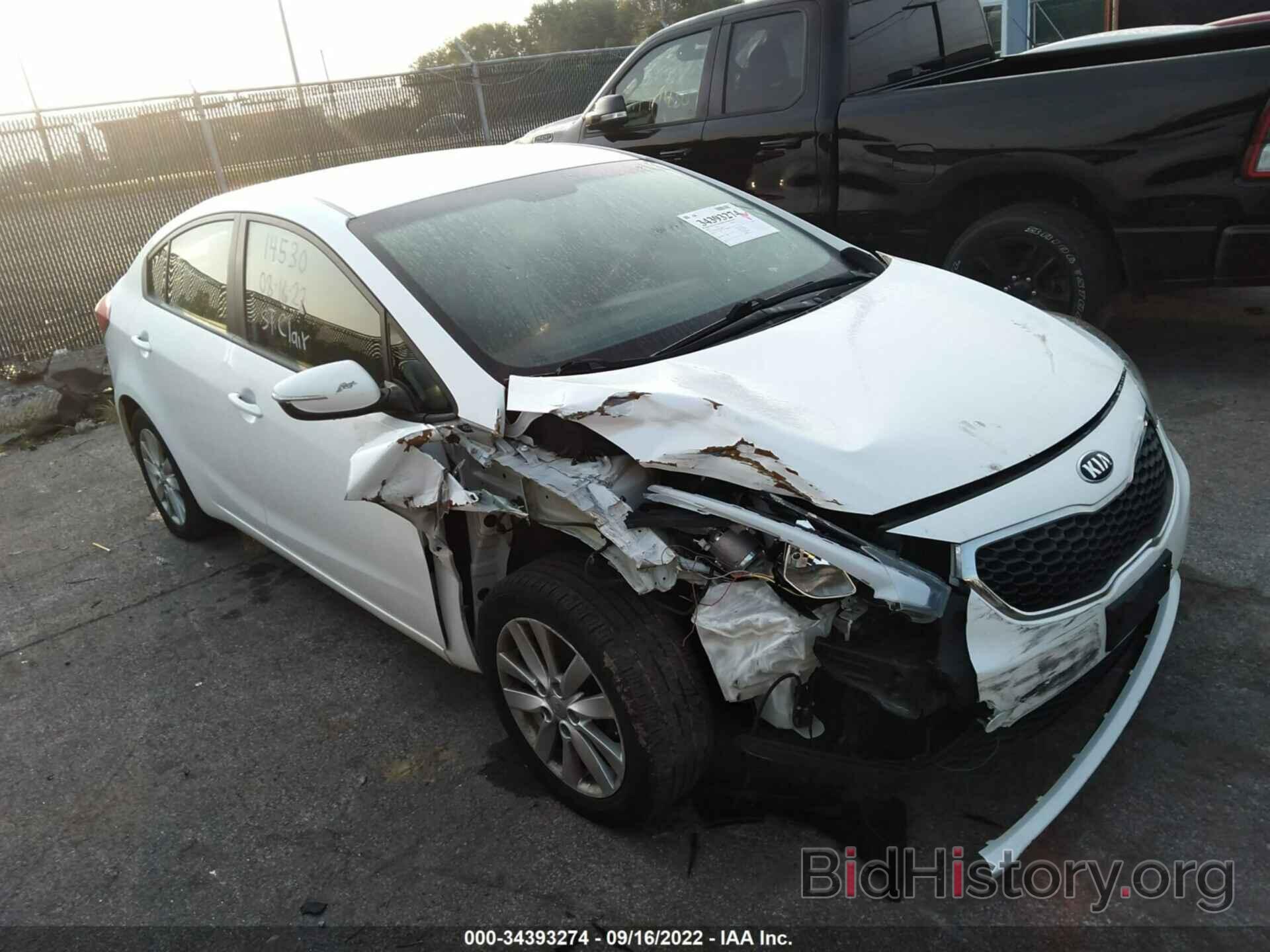 Photo KNAFX4A68F5360447 - KIA FORTE 2015