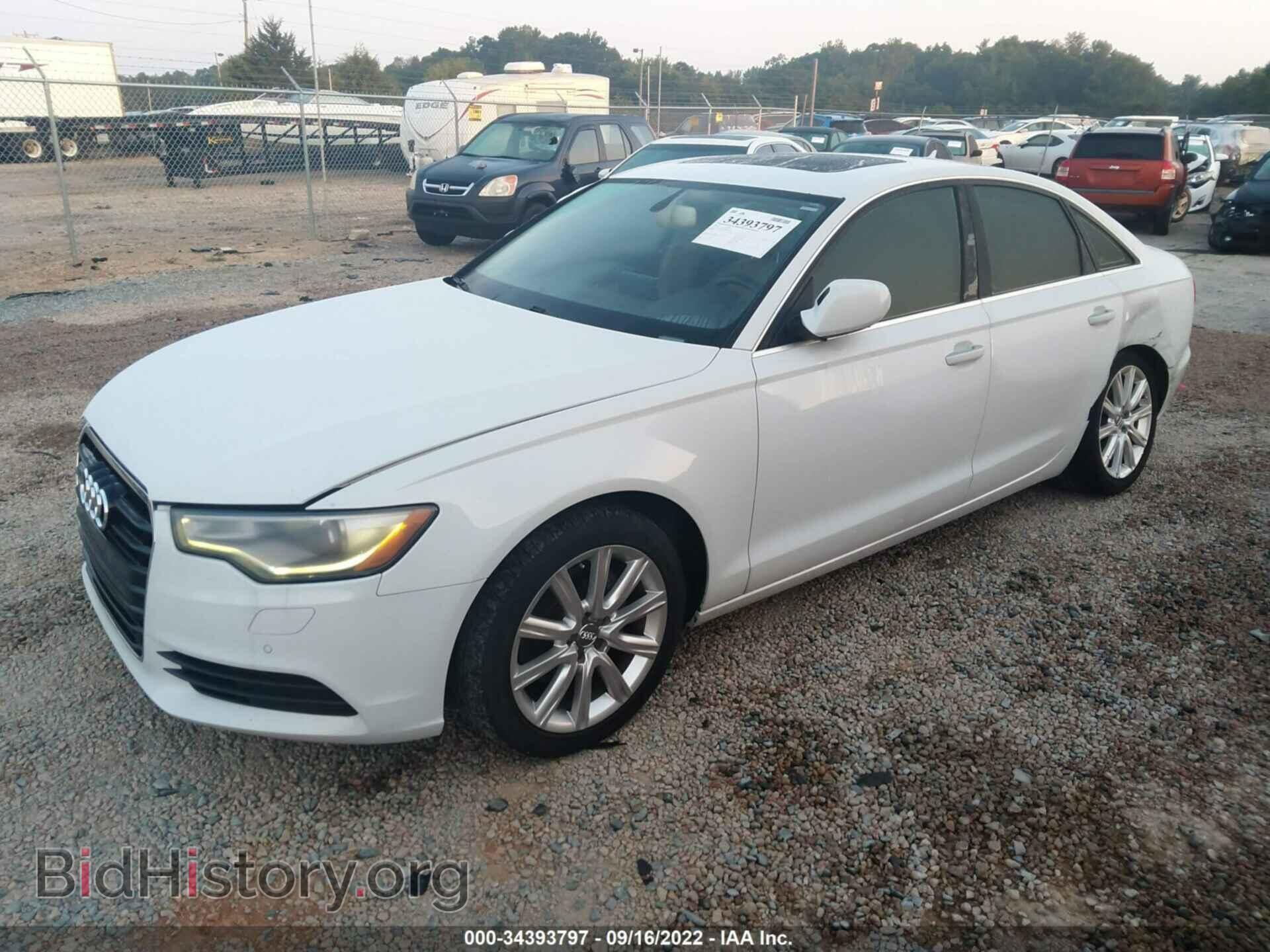 2013 AUDI A6 - VIN: WAUGFAFC0DN093290 - Фото 2