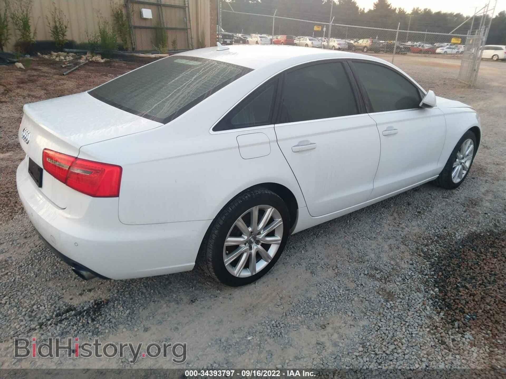 2013 AUDI A6 - VIN: WAUGFAFC0DN093290 - Фото 4