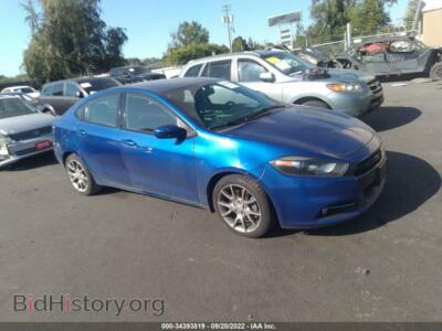 2014 Dodge DART SXT, blue — VIN 1C3CDFBB7ED868228, IAAI