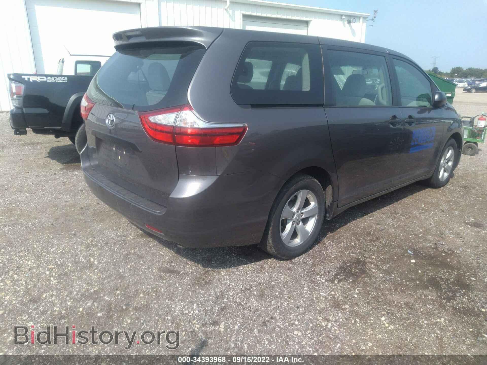 2017 TOYOTA SIENNA - VIN: 5TDZZ3DC6HS798001 - Фото 4