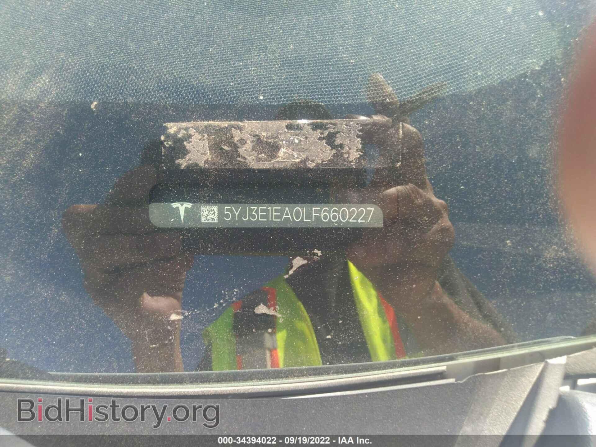 2020 TESLA MODEL 3 - VIN: 5YJ3E1EA0LF660227 - Фото 9