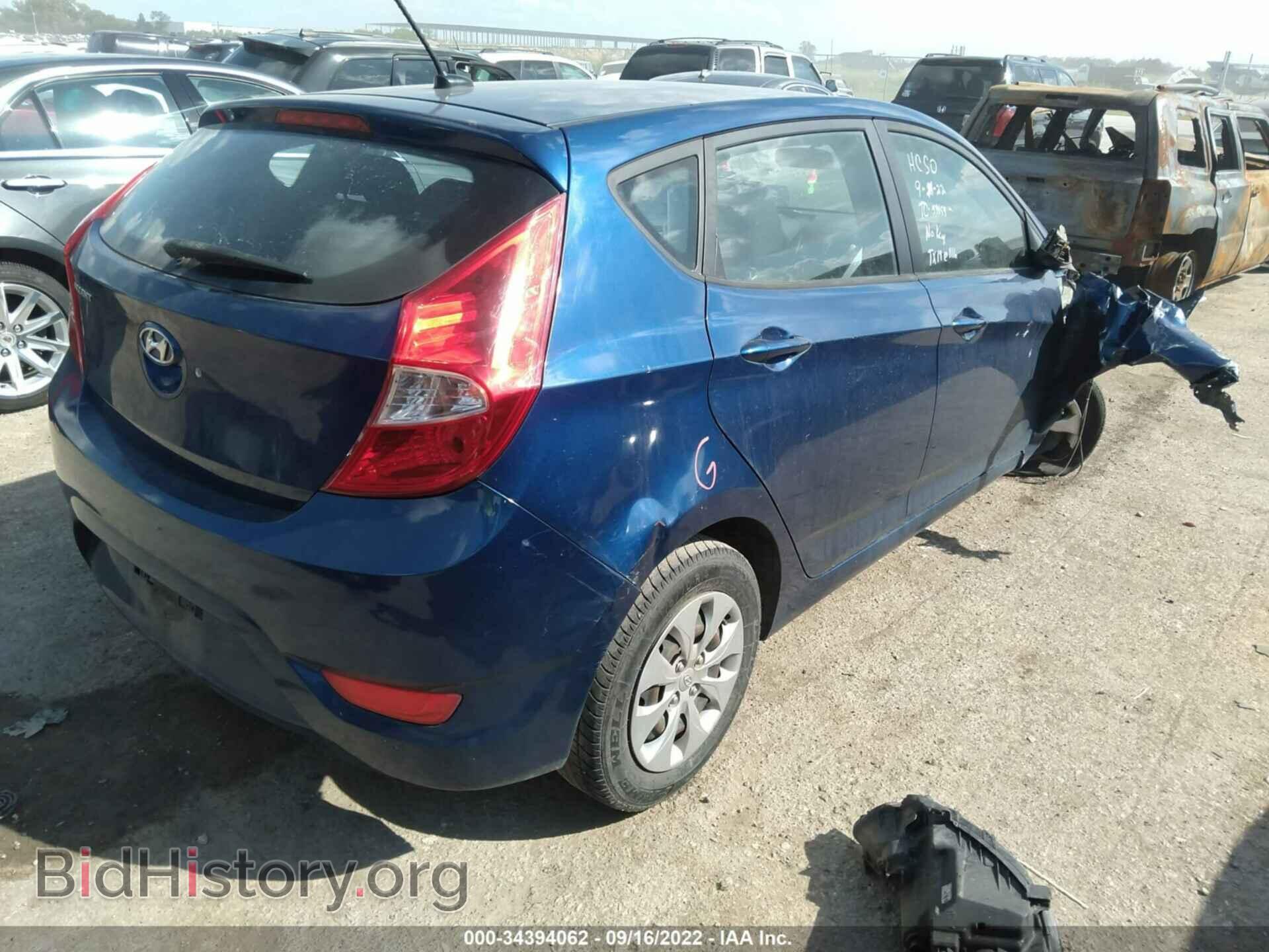 2017 HYUNDAI ACCENT - VIN: KMHCT5AEXHU304710 - Фото 4