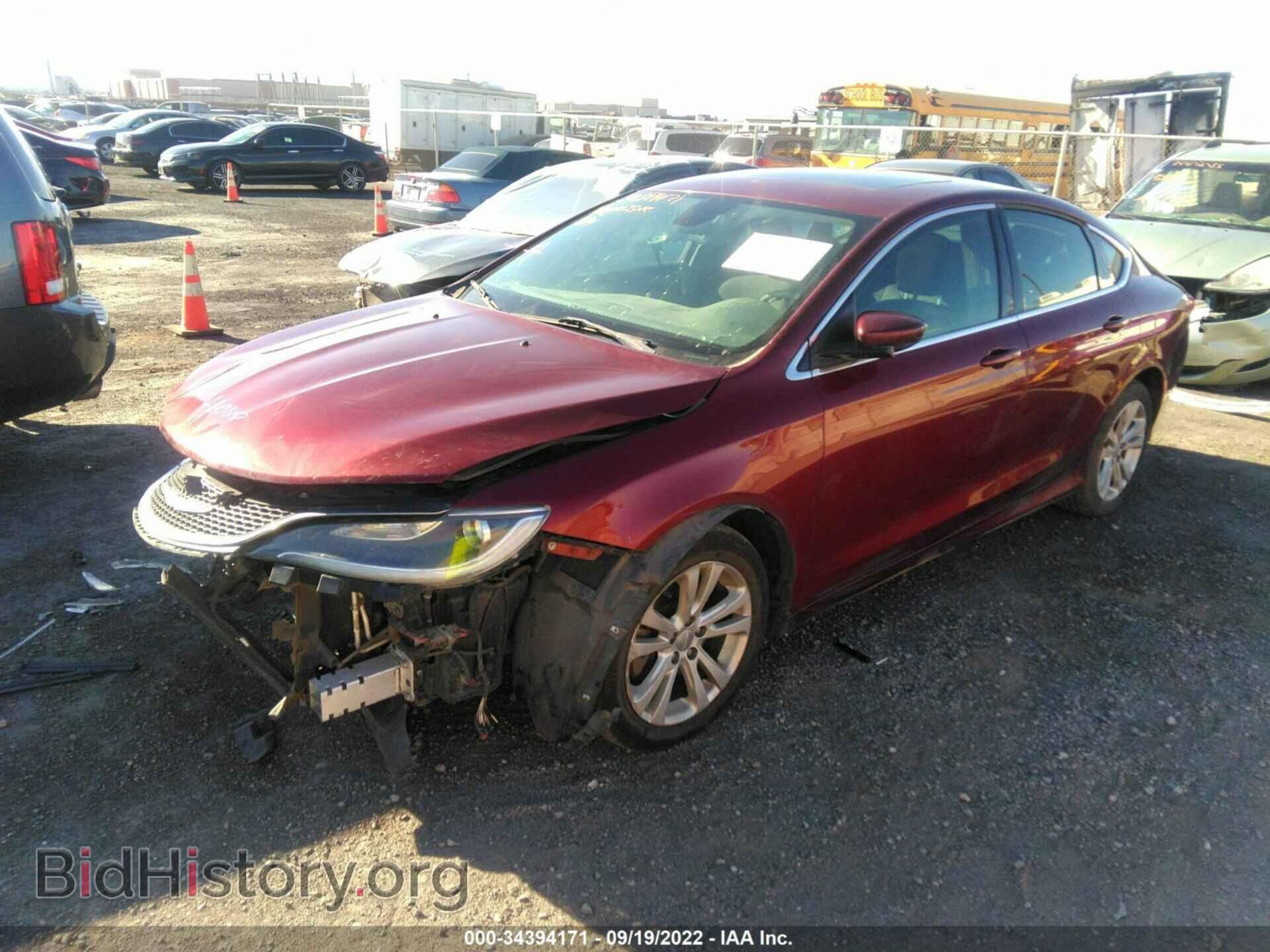 2015 CHRYSLER 200 - VIN: 1C3CCCAB1FN722454 - Фото 2
