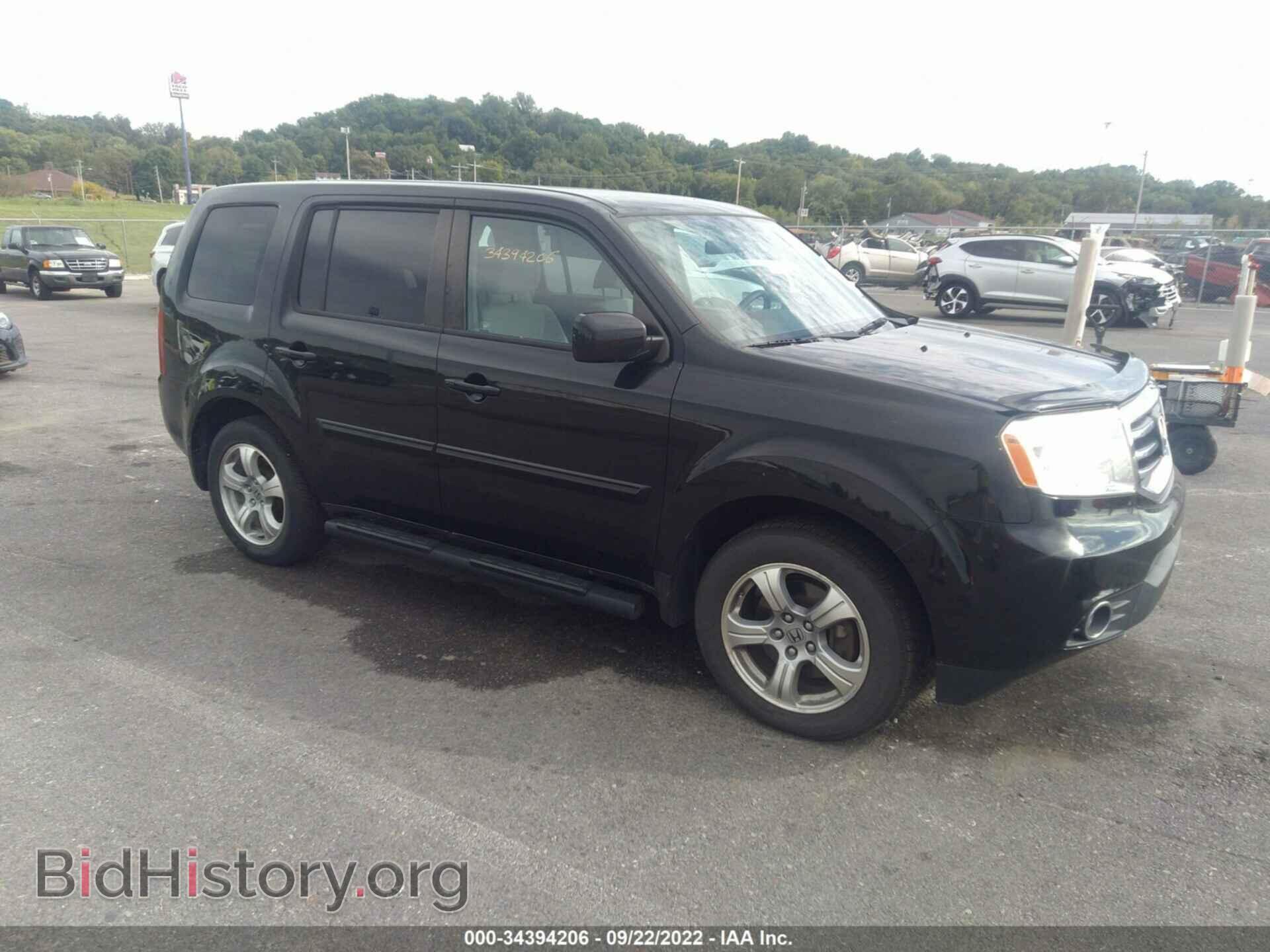 Фотография 5FNYF4H41CB009005 - HONDA PILOT 2012