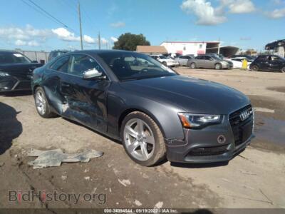 2014 Audi A5 Premium Plus, gray — VIN WAULFAFRXEA015272, IAAI
