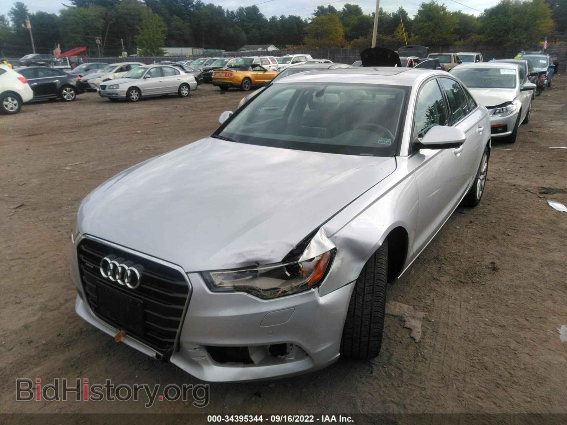 2013 AUDI A6 - VIN: WAUGFAFC5DN124629 - Фото 2
