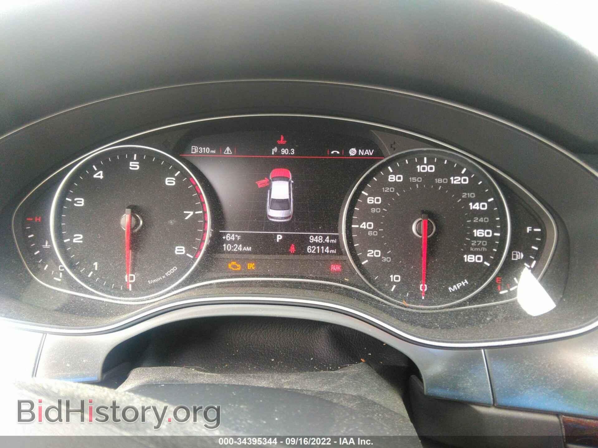 2013 AUDI A6 - VIN: WAUGFAFC5DN124629 - Фото 7