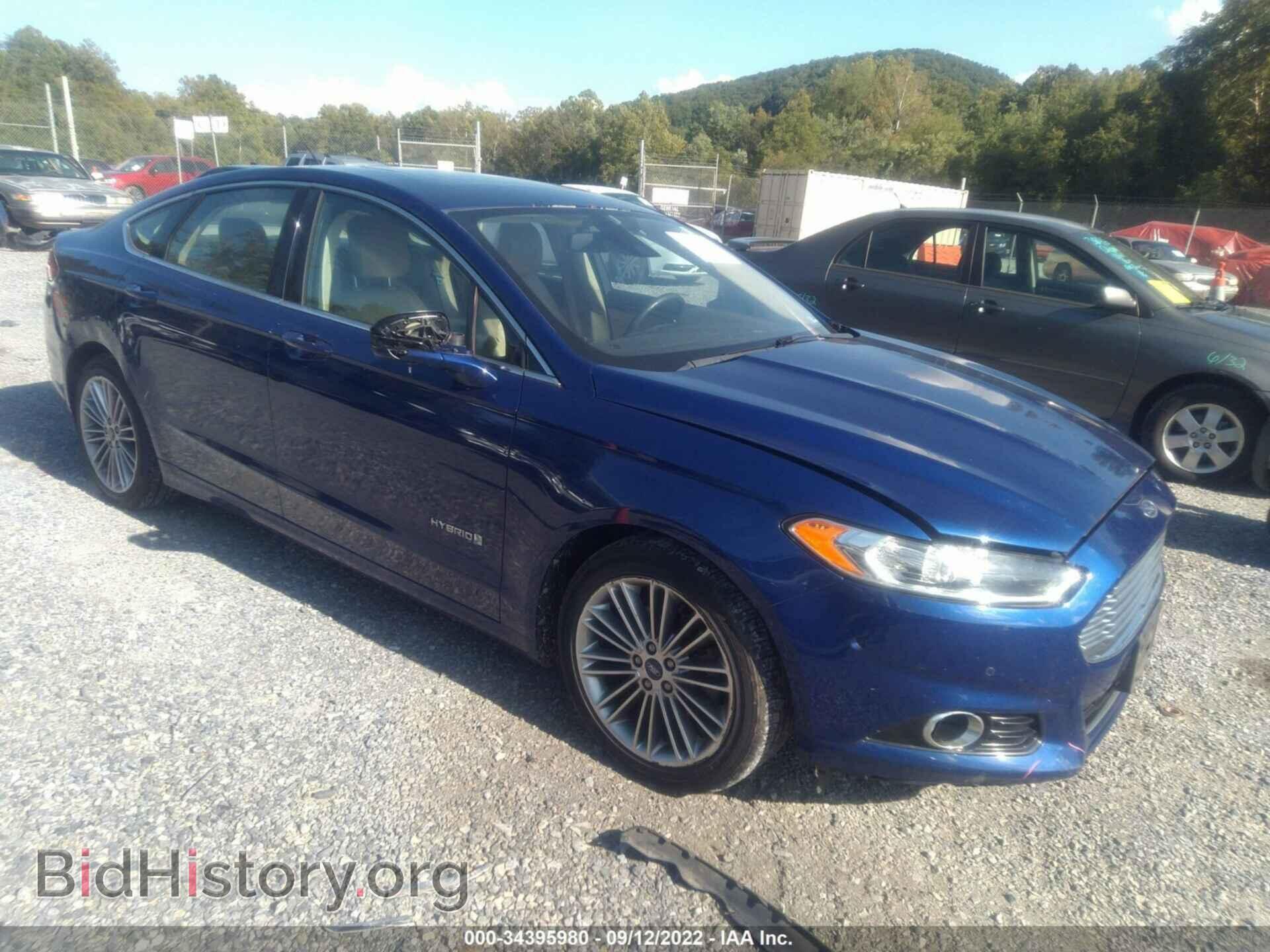 Фотография 3FA6P0LU9DR144906 - FORD FUSION 2013