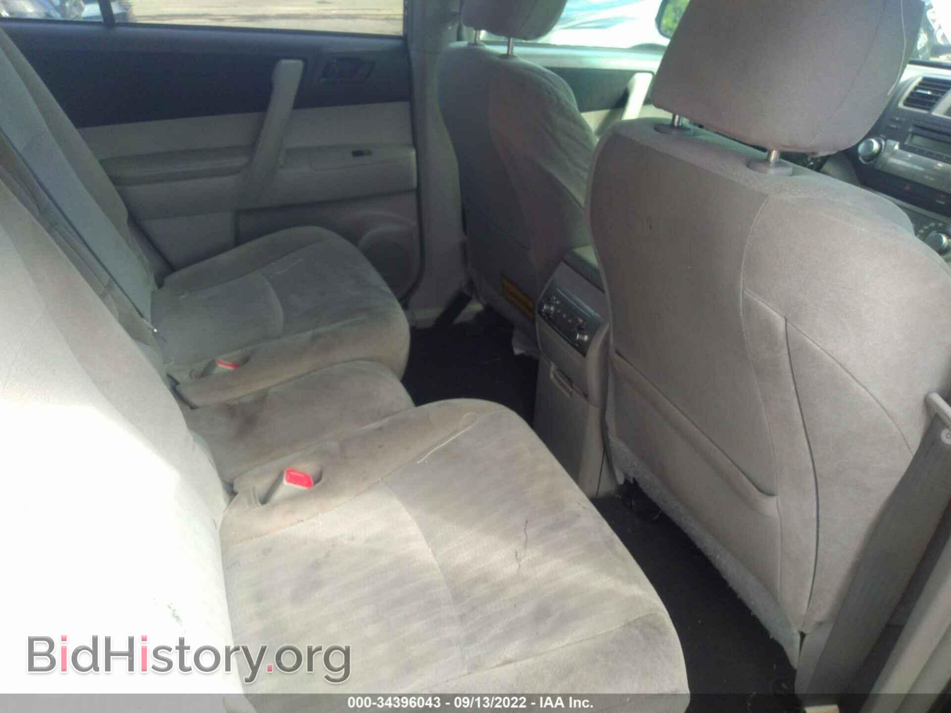 2012 TOYOTA HIGHLANDER - VIN: 5TDBK3EH1CS100533 - Фото 8