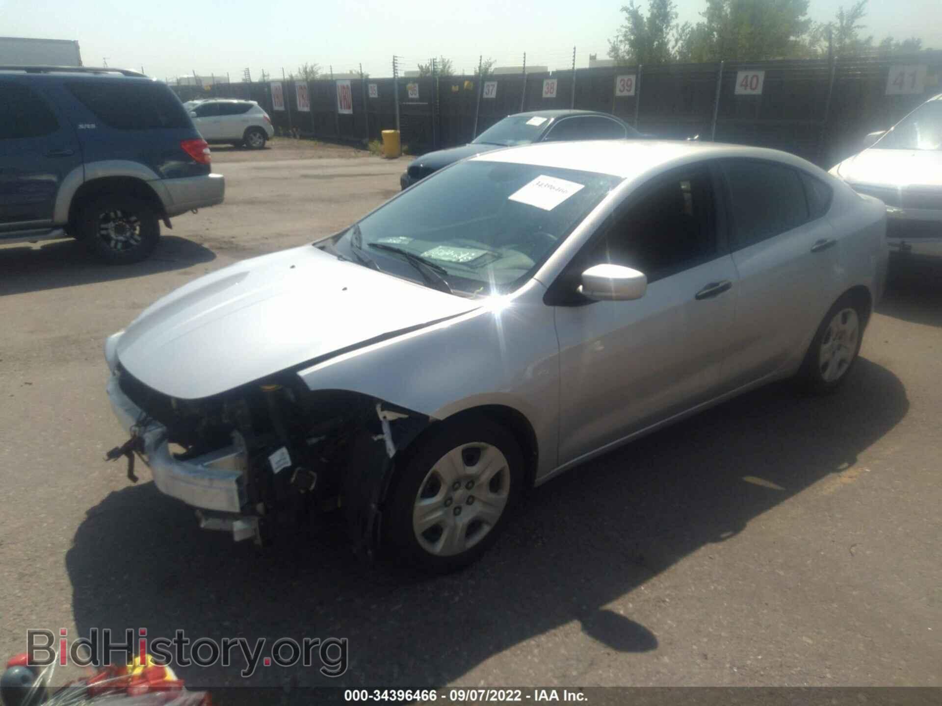2013 DODGE DART - VIN: 1C3CDFAA0DD287466 - Фото 2