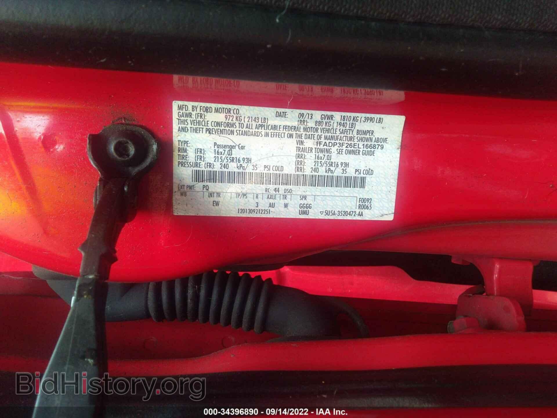 2014 FORD FOCUS - VIN: 1FADP3F26EL166879 - Photo 9