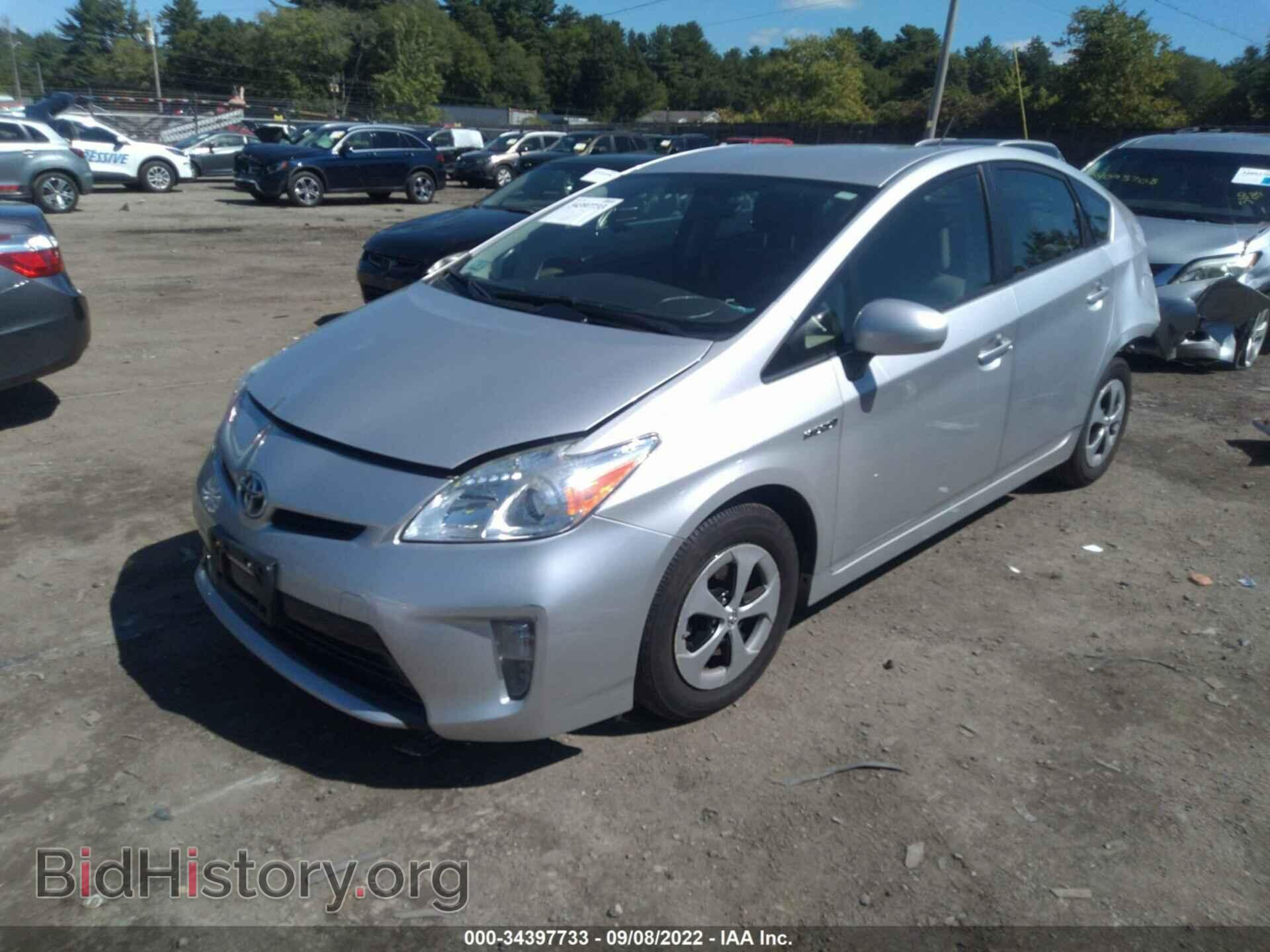 2014 TOYOTA PRIUS - VIN: JTDKN3DU2E0374495 - Фото 2