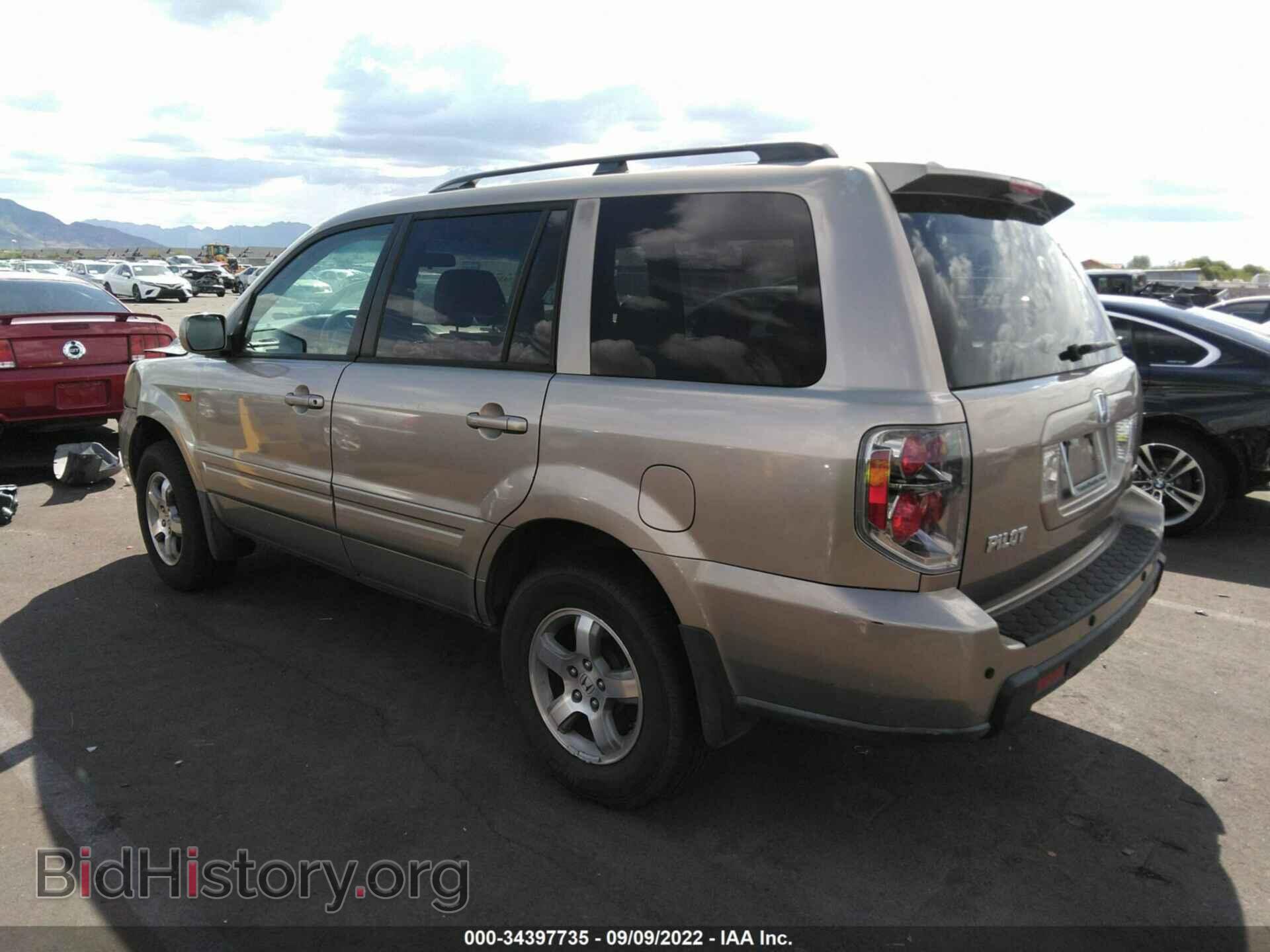 2007 HONDA PILOT - VIN: 2HKYF18467H537340 - Photo 3