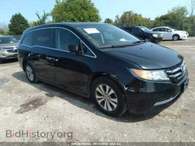 2015 Honda ODYSSEY EX-L, black — VIN 5FNRL5H64FB103100, IAAI