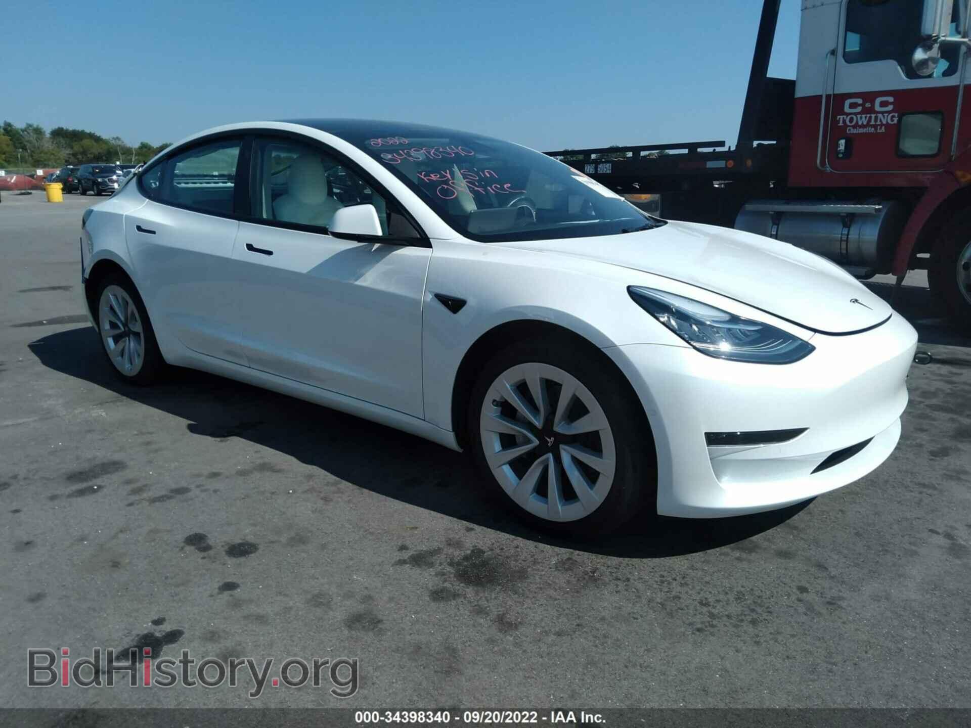 Фотография 5YJ3E1EA3NF242361 - TESLA MODEL 3 2022