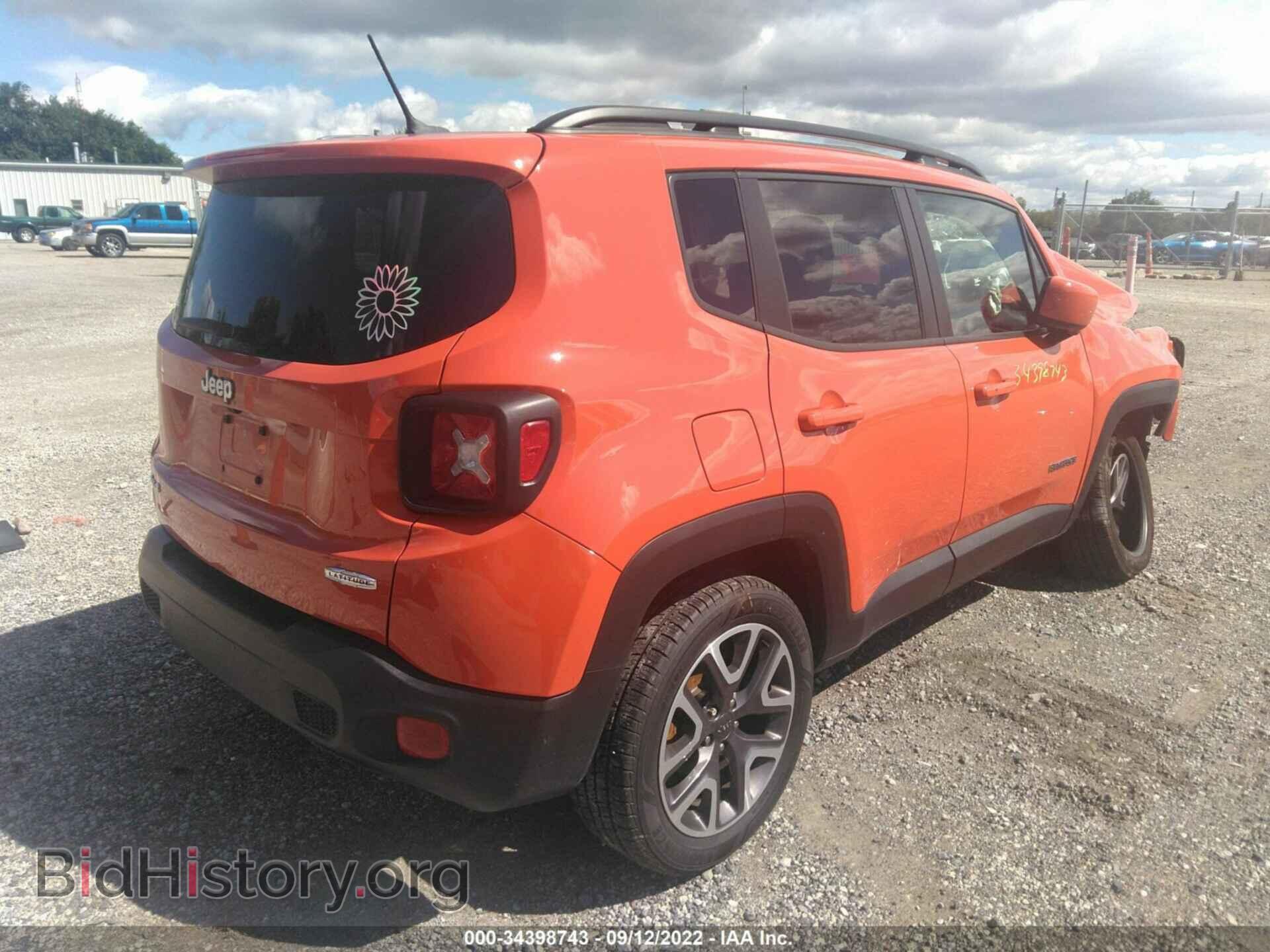 2016 JEEP RENEGADE - VIN: ZACCJBBT7GPD83307 - Фото 4