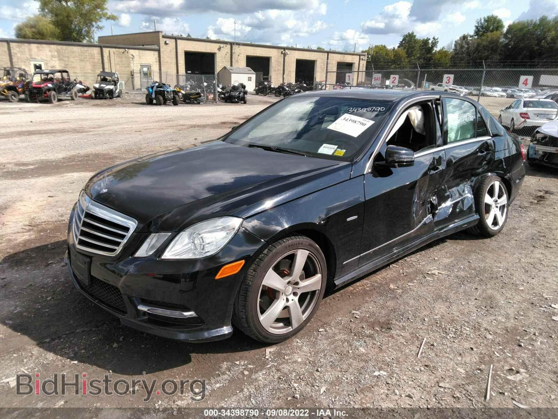 2012 MERCEDES-BENZ E-CLASS - VIN: WDDHF8JB1CA555897 - Фото 2
