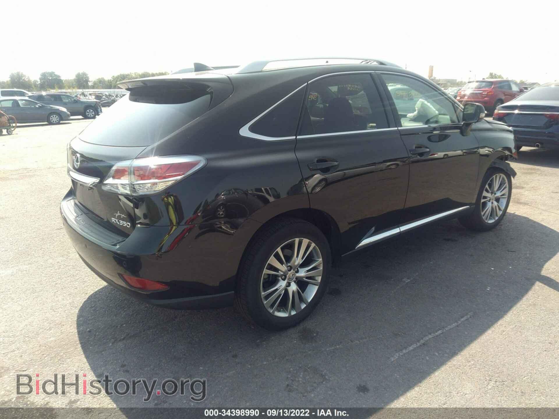2014 LEXUS RX 350 - VIN: 2T2BK1BA4EC242569 - Фото 4