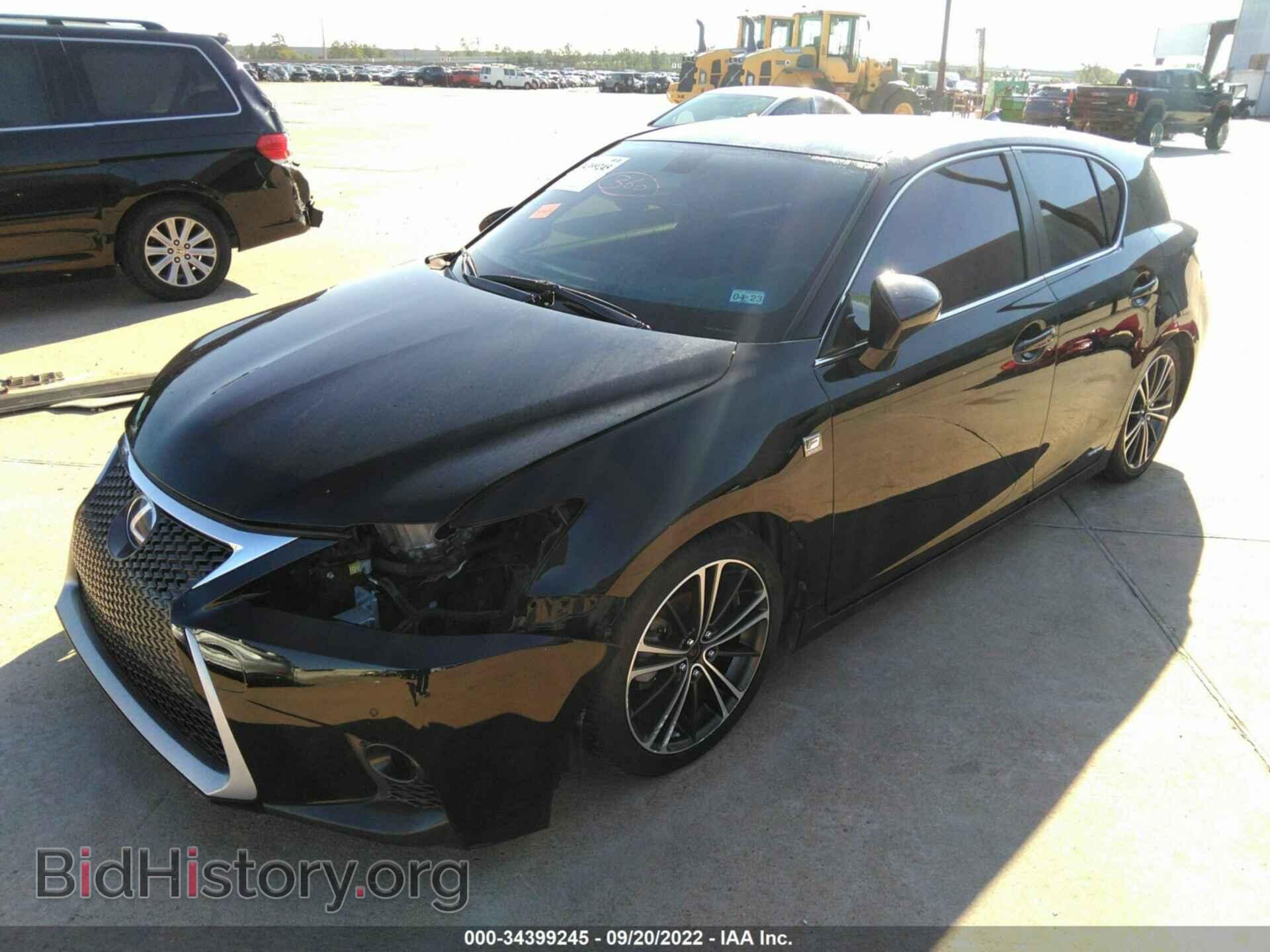 2014 LEXUS CT 200H - VIN: JTHKD5BH4E2178307 - Фото 2