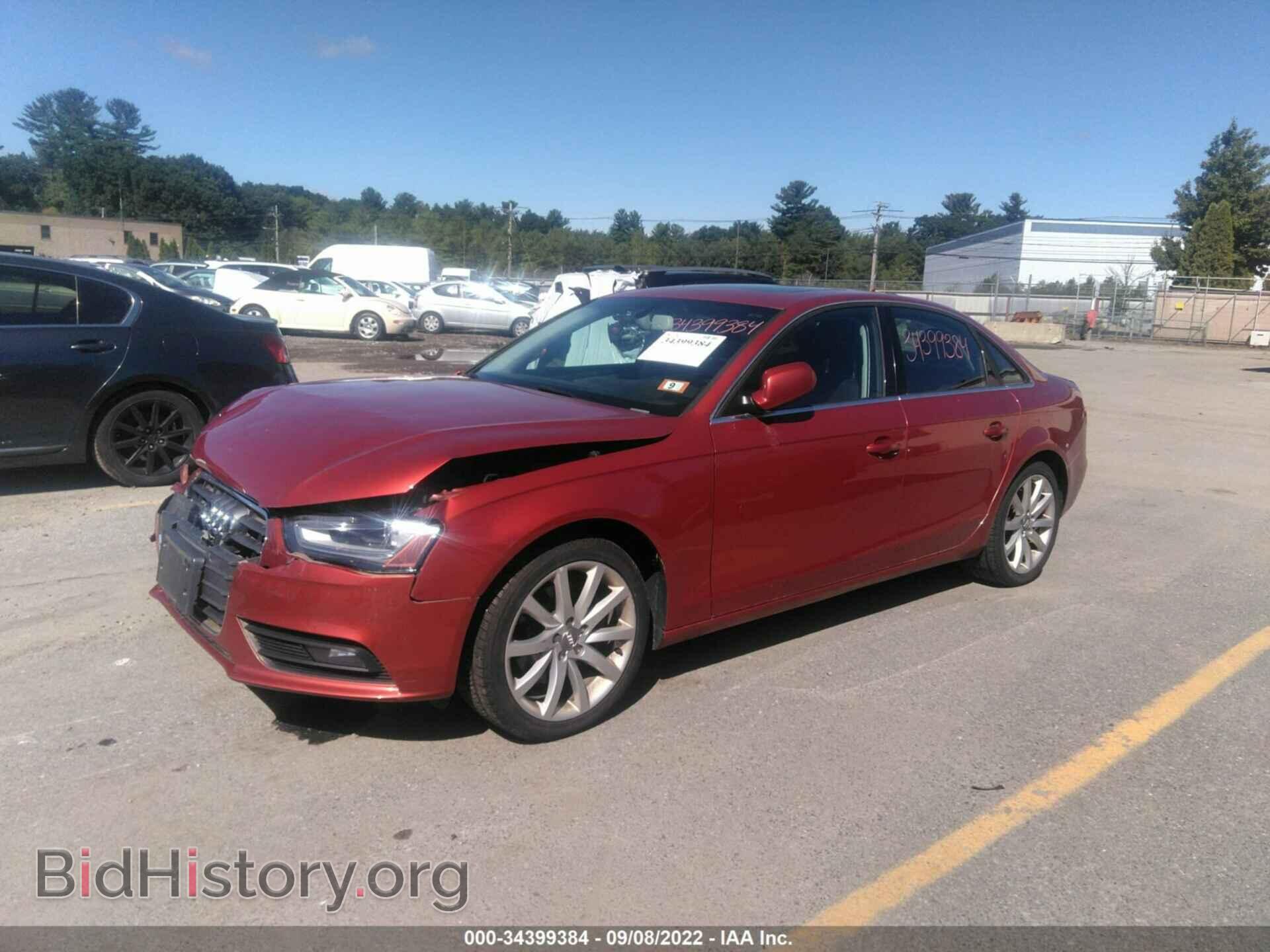 2013 AUDI A4 - VIN: WAUFFAFL7DN047998 - Photo 2