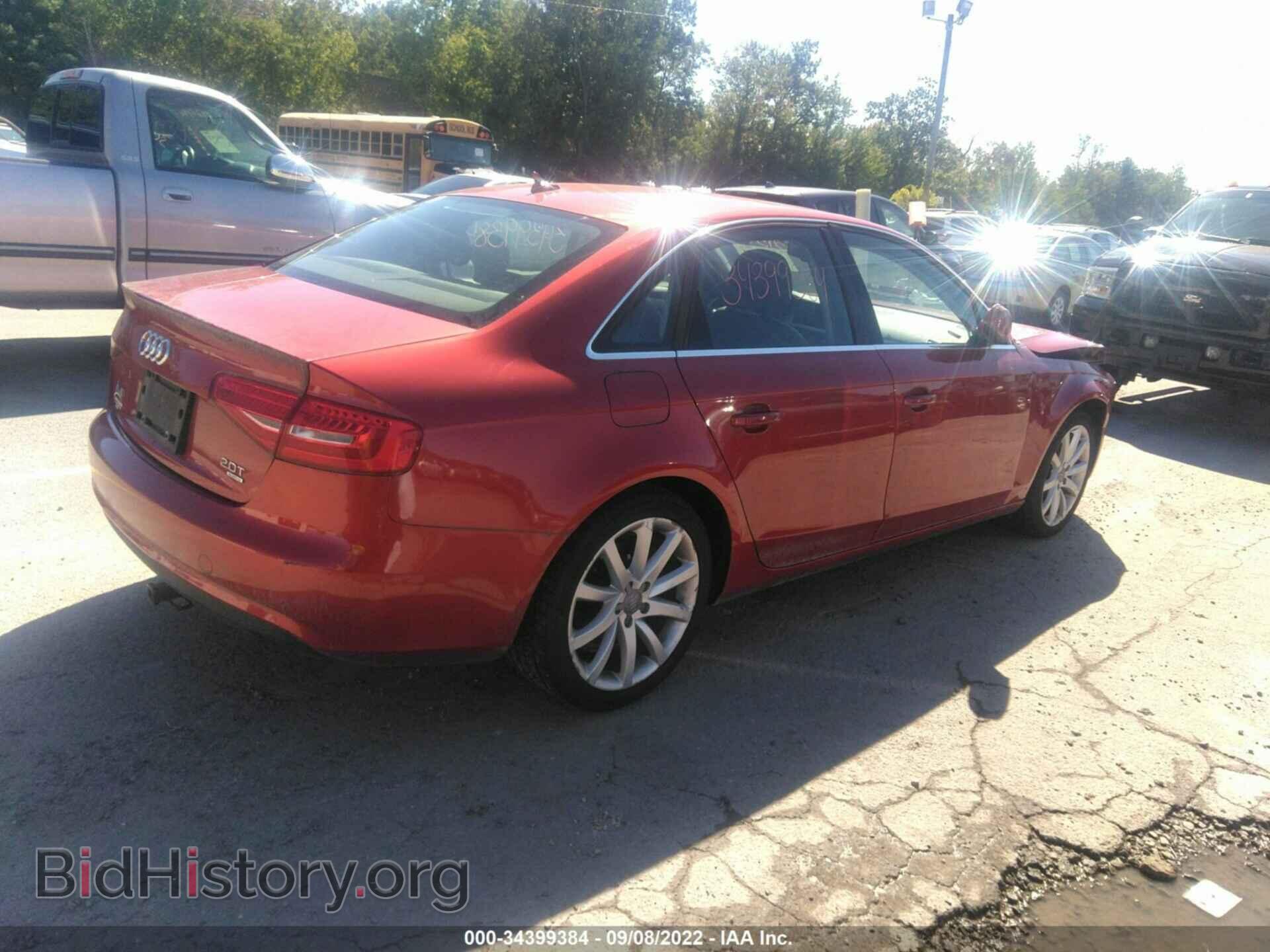 2013 AUDI A4 - VIN: WAUFFAFL7DN047998 - Photo 4
