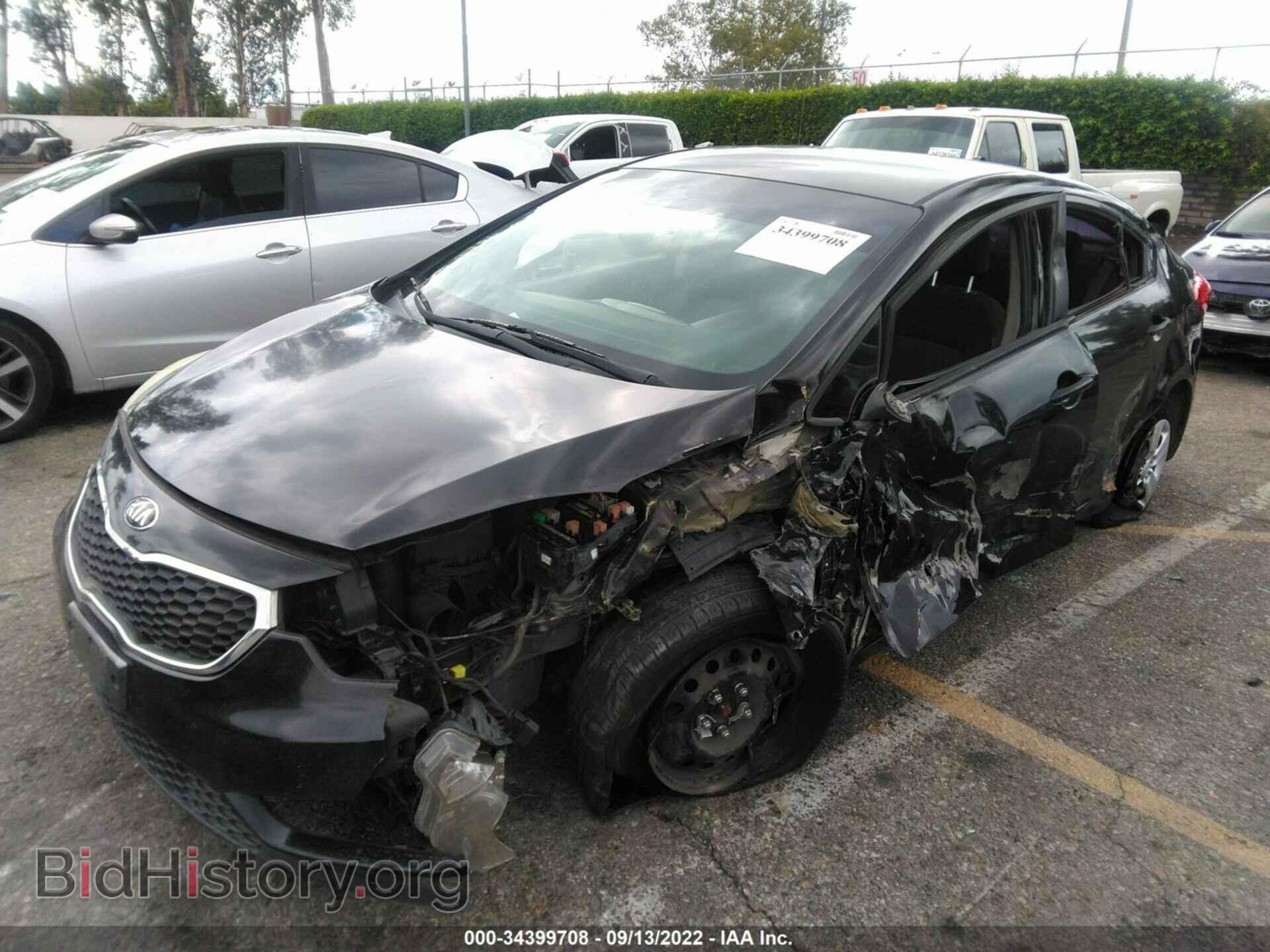2014 KIA FORTE - VIN: KNAFK4A62E5249552 - Фото 2