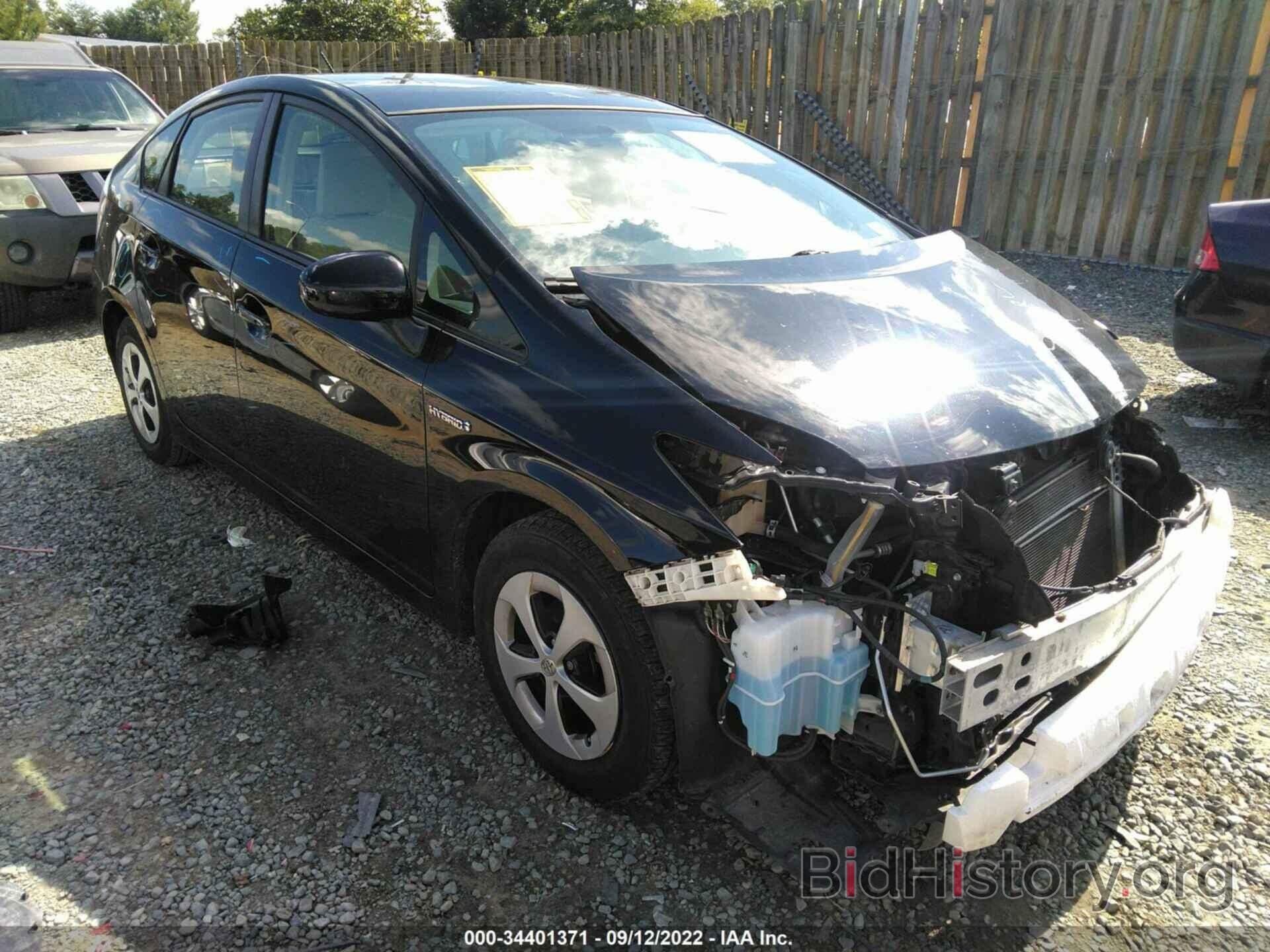 Photo JTDKN3DU5E1816194 - TOYOTA PRIUS 2014