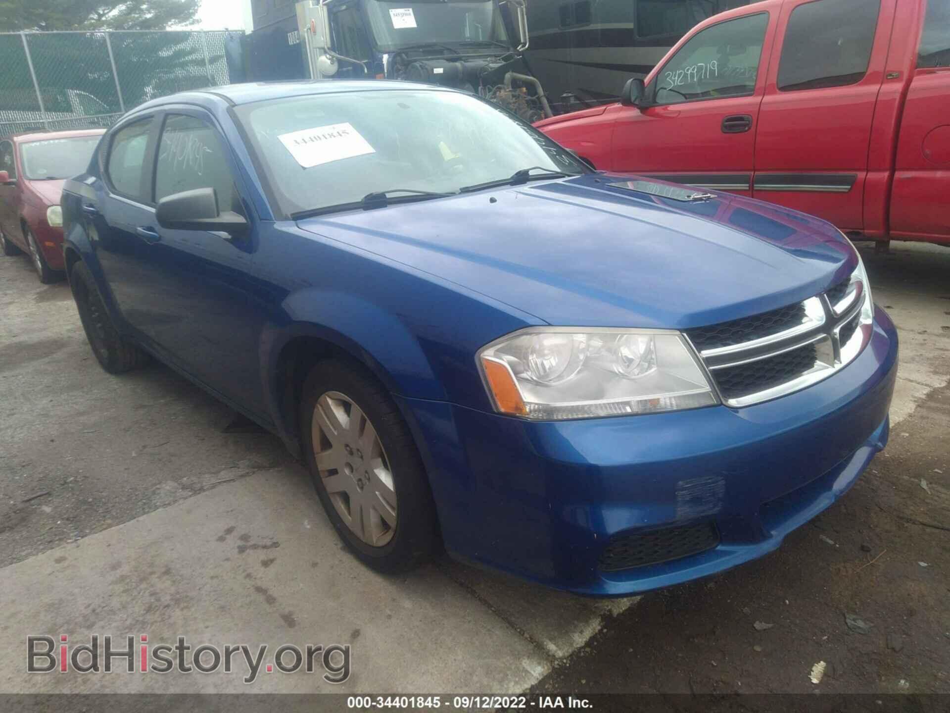 Photo 1C3CDZAB6CN216582 - DODGE AVENGER 2012