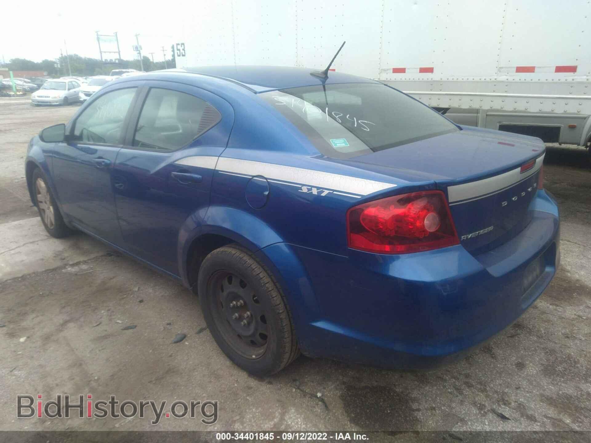2012 DODGE AVENGER - VIN: 1C3CDZAB6CN216582 - Фото 3