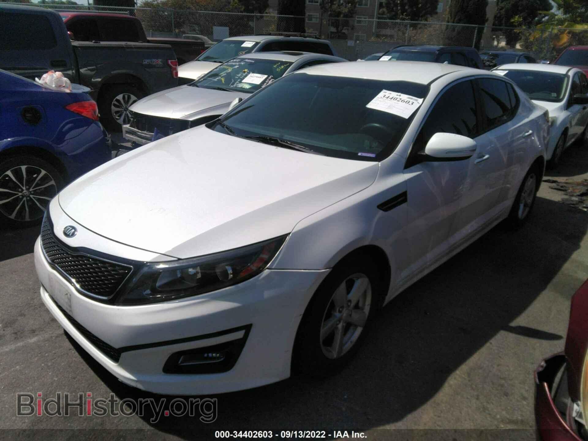 2015 KIA OPTIMA - VIN: 5XXGM4A76FG476346 - Photo 2