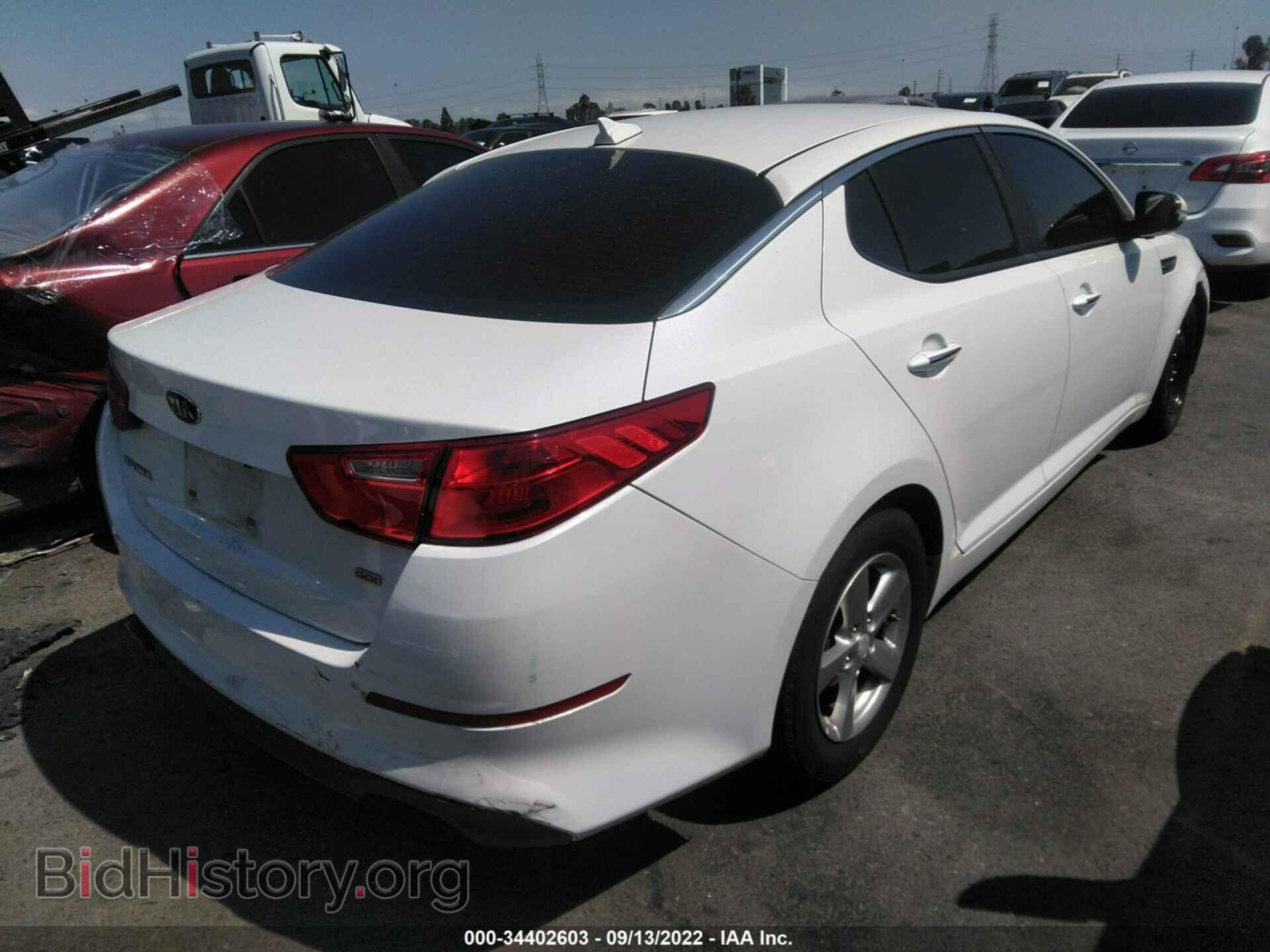 2015 KIA OPTIMA - VIN: 5XXGM4A76FG476346 - Photo 4