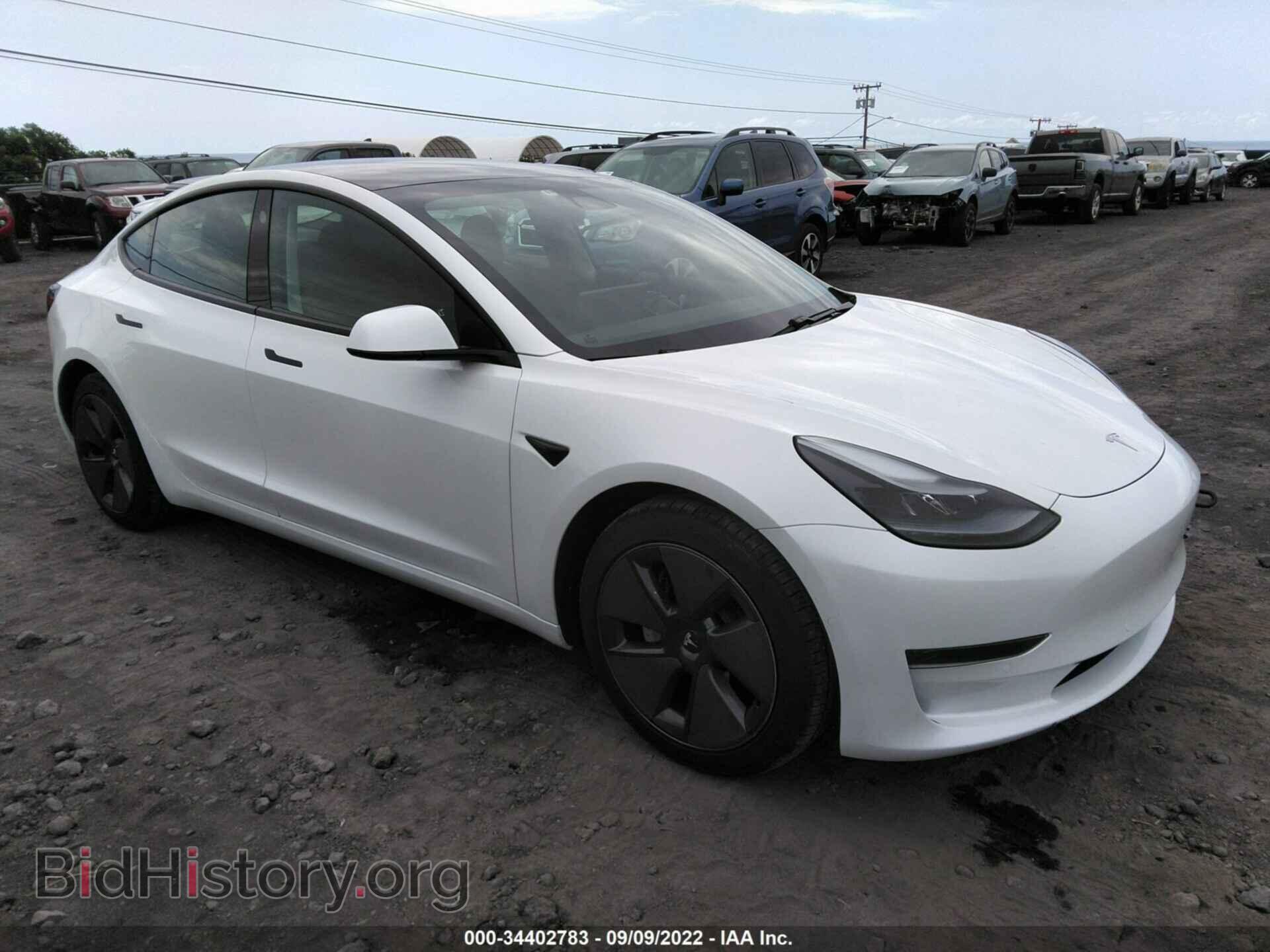 Photo 5YJ3E1EA1MF982196 - TESLA MODEL 3 2021