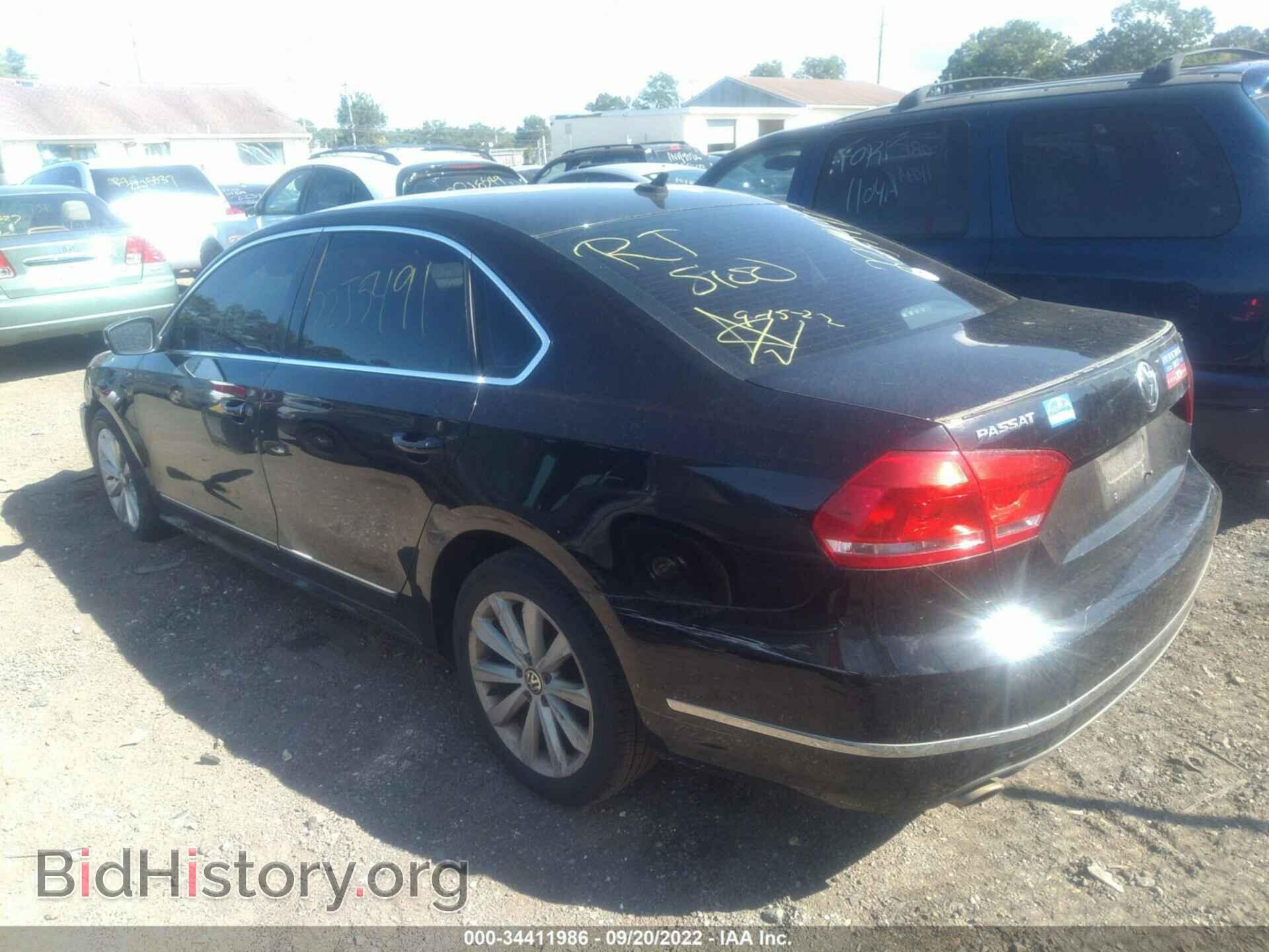 2013 VOLKSWAGEN PASSAT - VIN: 1VWCP7A32DC057408 - Фото 3
