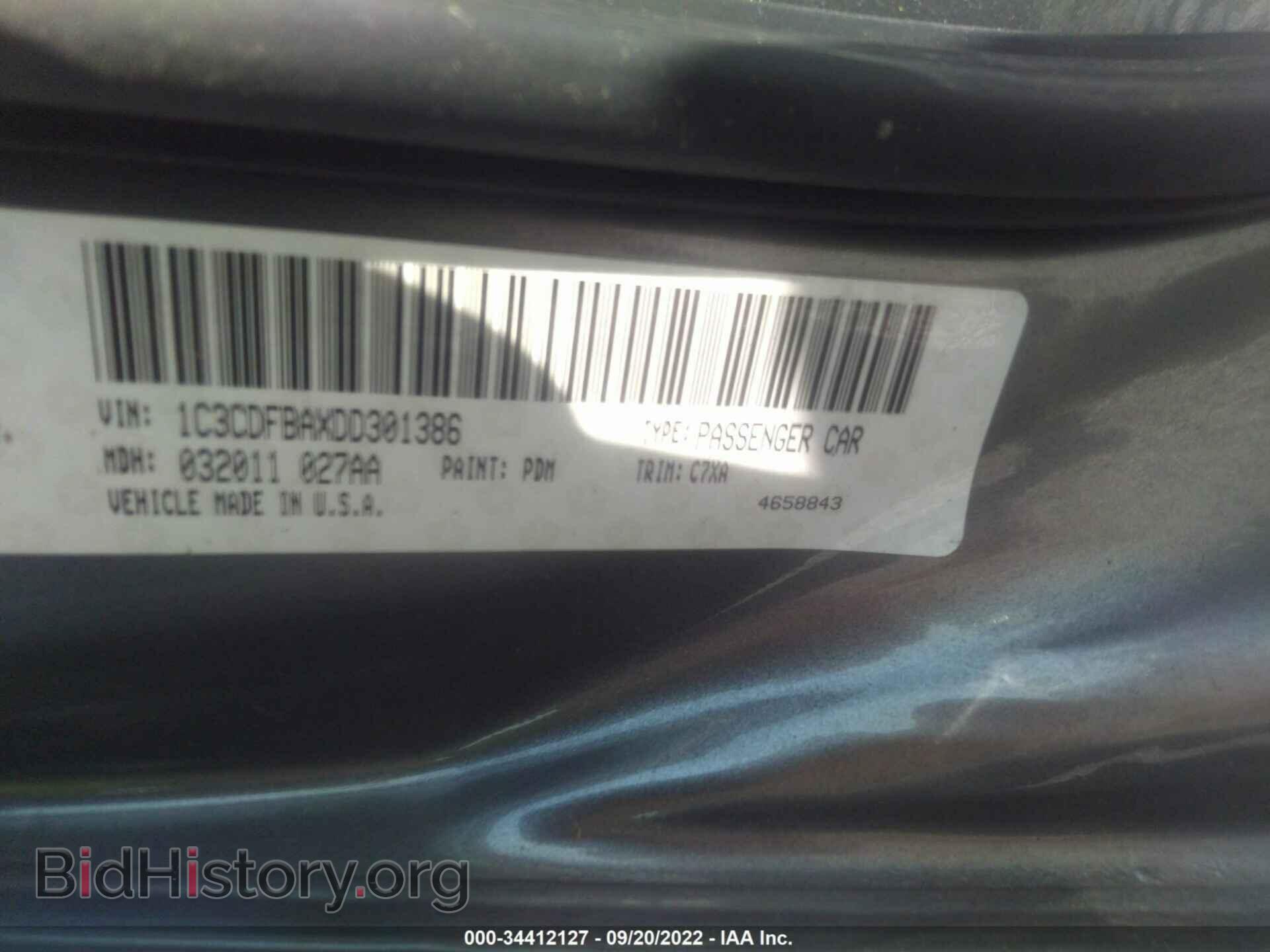 2013 DODGE DART - VIN: 1C3CDFBAXDD301386 - Photo 9