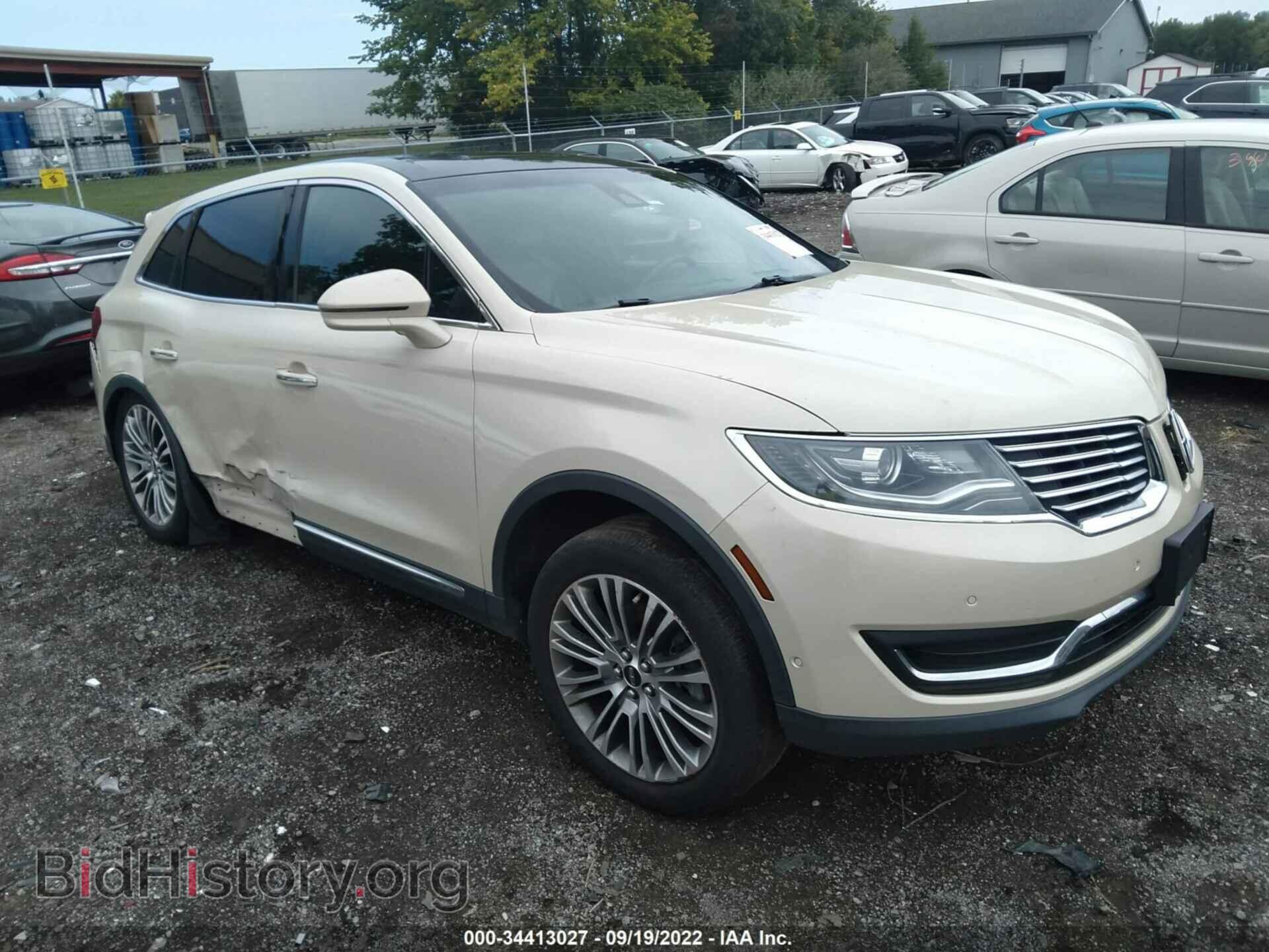 Фотография 2LMTJ6LR9GBL53501 - LINCOLN MKX 2016