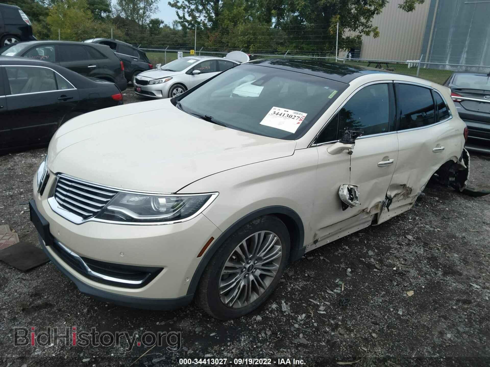 2016 LINCOLN MKX - VIN: 2LMTJ6LR9GBL53501 - Фото 2