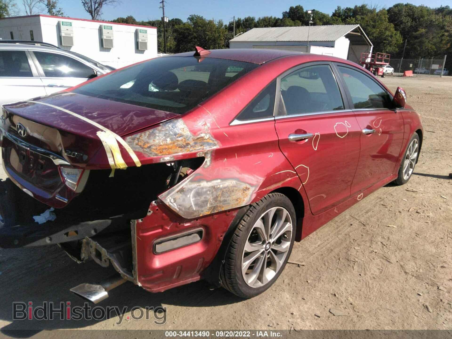 2014 HYUNDAI SONATA - VIN: 5NPEC4AB8EH822253 - Фото 4