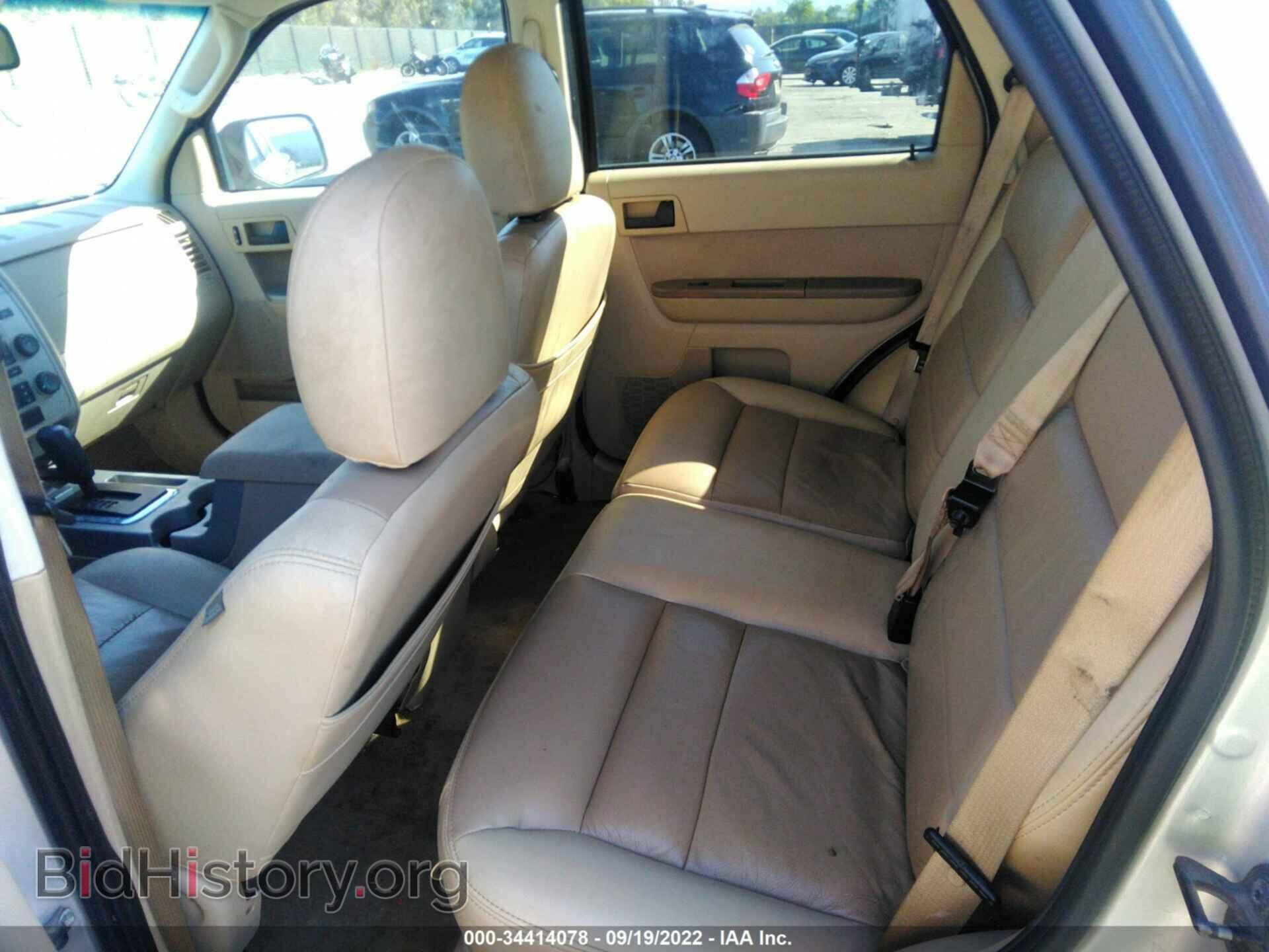 2009 FORD ESCAPE - VIN: 1FMCU93G69KB11664 - Фото 8